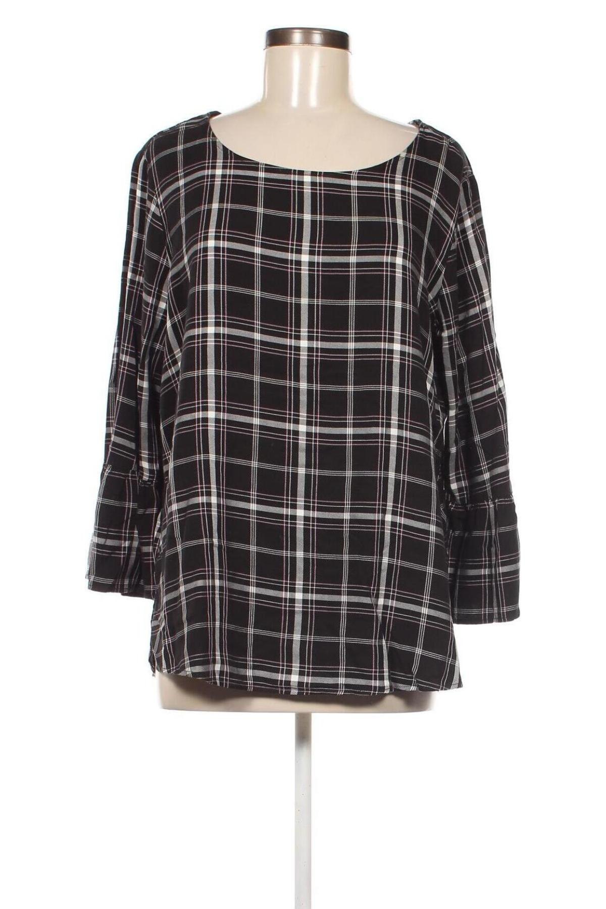 Γυναικεία μπλούζα Tom Tailor, Μέγεθος L, Χρώμα Μαύρο, Τιμή 7,36 €