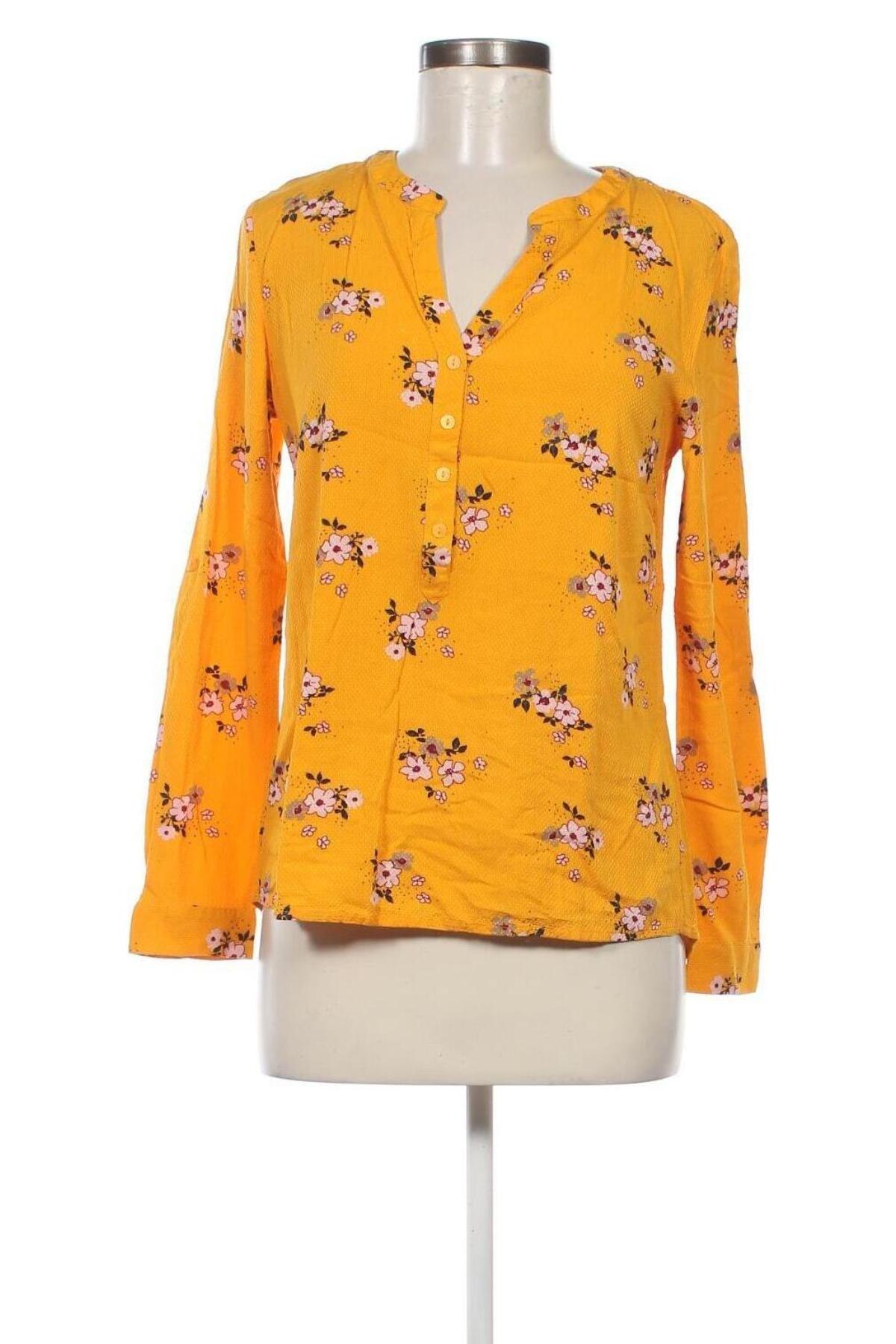 Γυναικεία μπλούζα Tom Tailor, Μέγεθος S, Χρώμα Κίτρινο, Τιμή 4,21 €