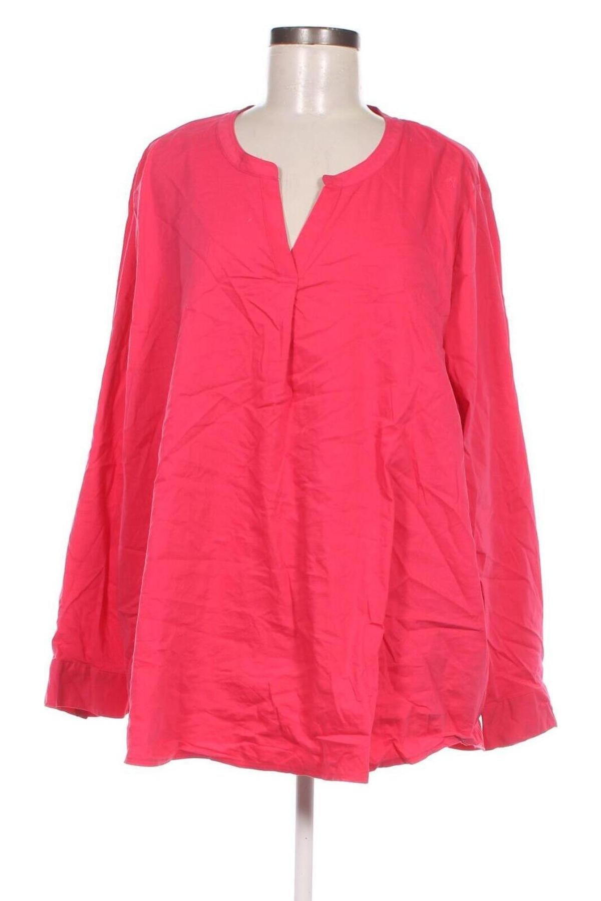 Дамска блуза Ulla Popken, Размер 3XL, Цвят Розов, Цена 32,30 лв.