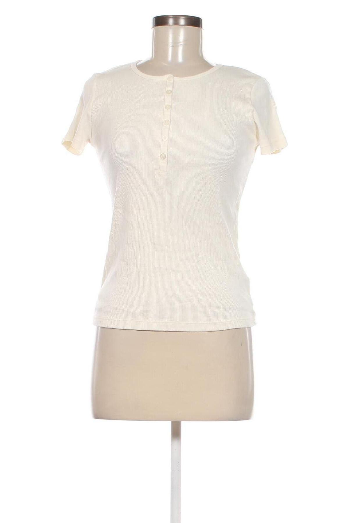 Damen Shirt Uniqlo, Größe M, Farbe Ecru, Preis 23,66 €