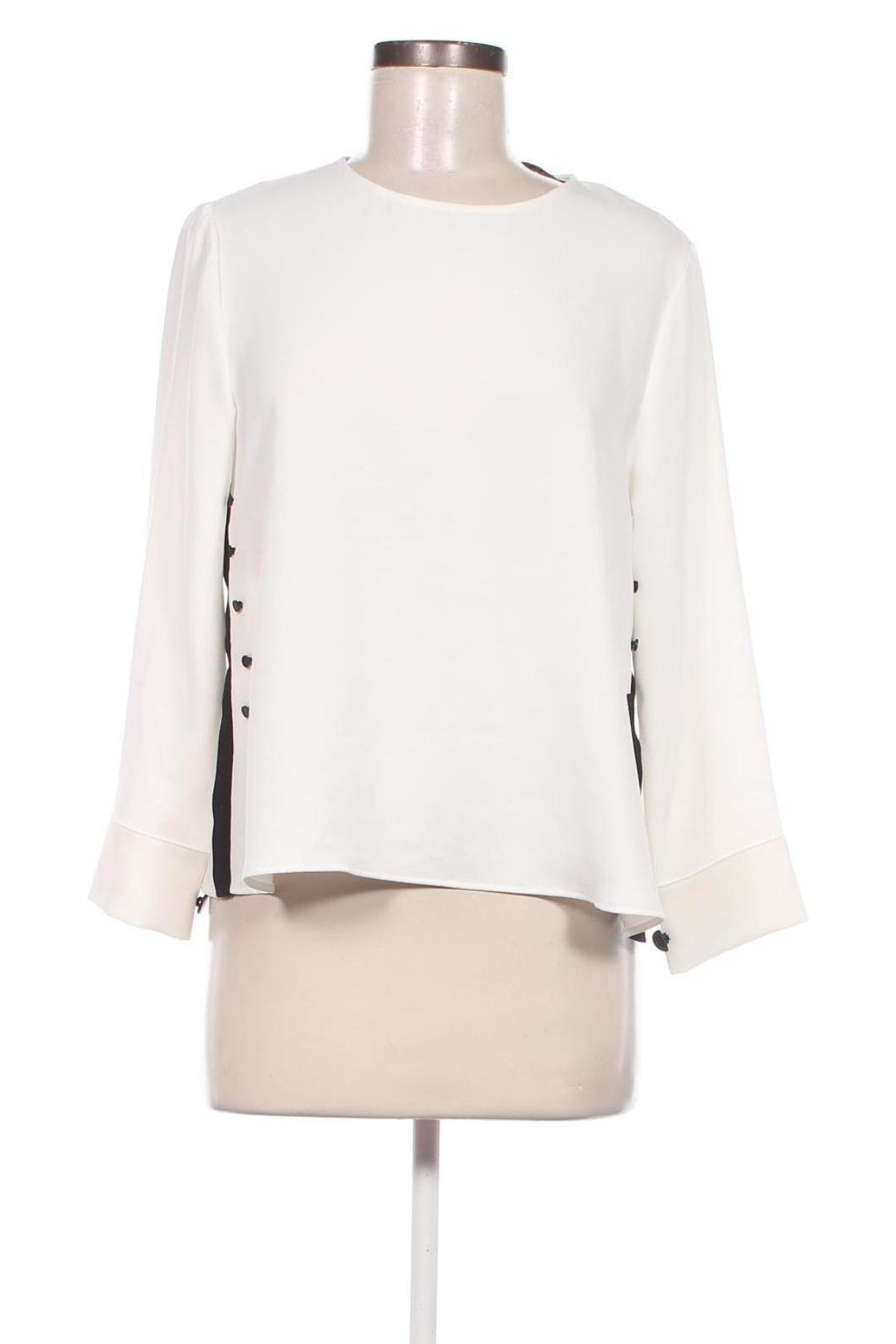 Дамска блуза Zara, Размер M, Цвят Бял, Цена 6,75 лв.