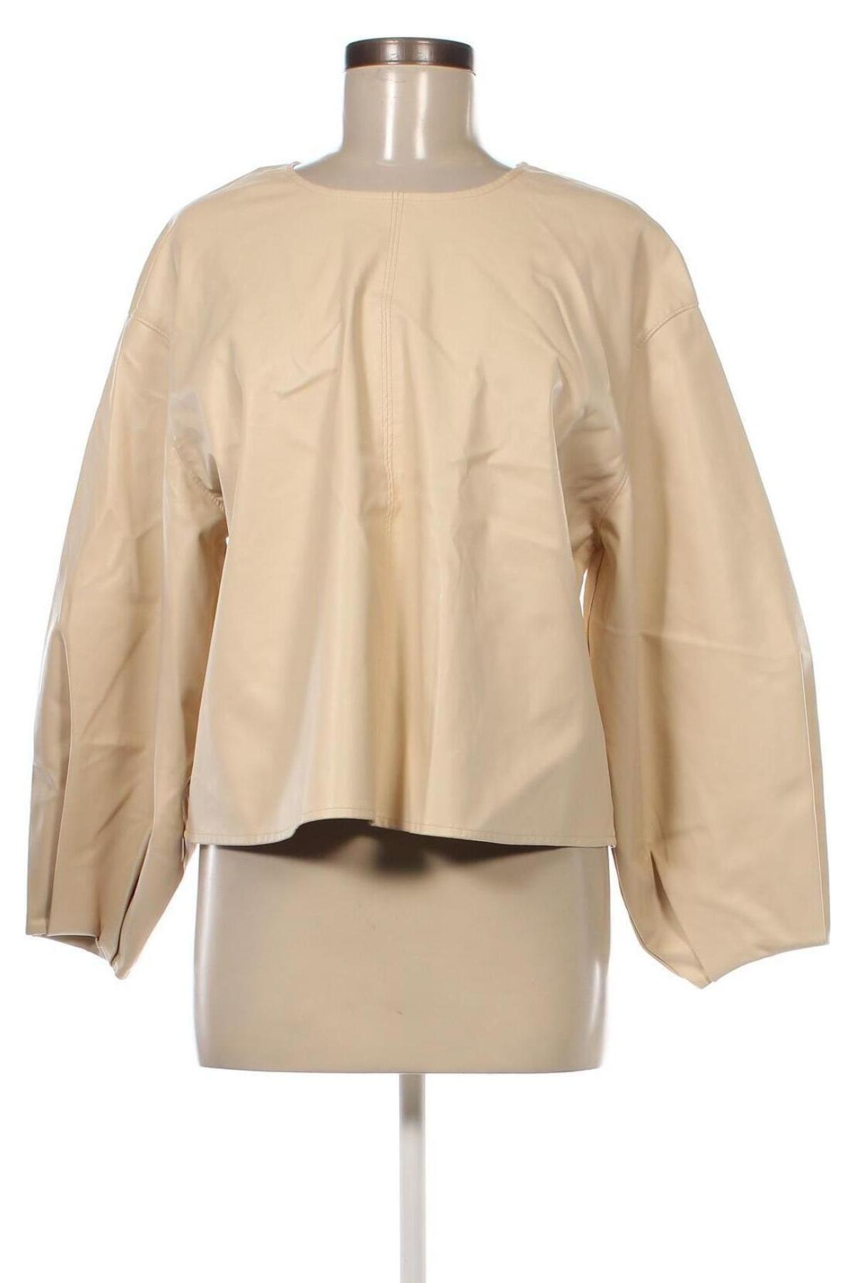 Bluză de femei Zara, Mărime L, Culoare Ecru, Preț 68,92 Lei