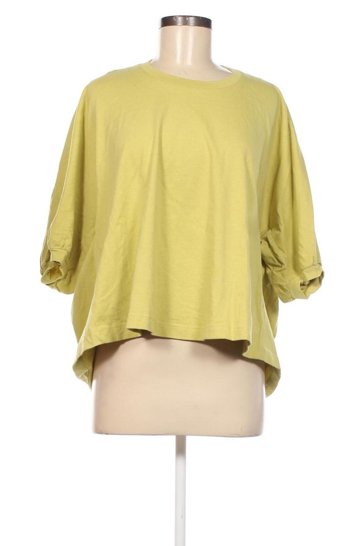 Γυναικεία μπλούζα Zara, Μέγεθος L, Χρώμα Πράσινο, Τιμή 10,00 €