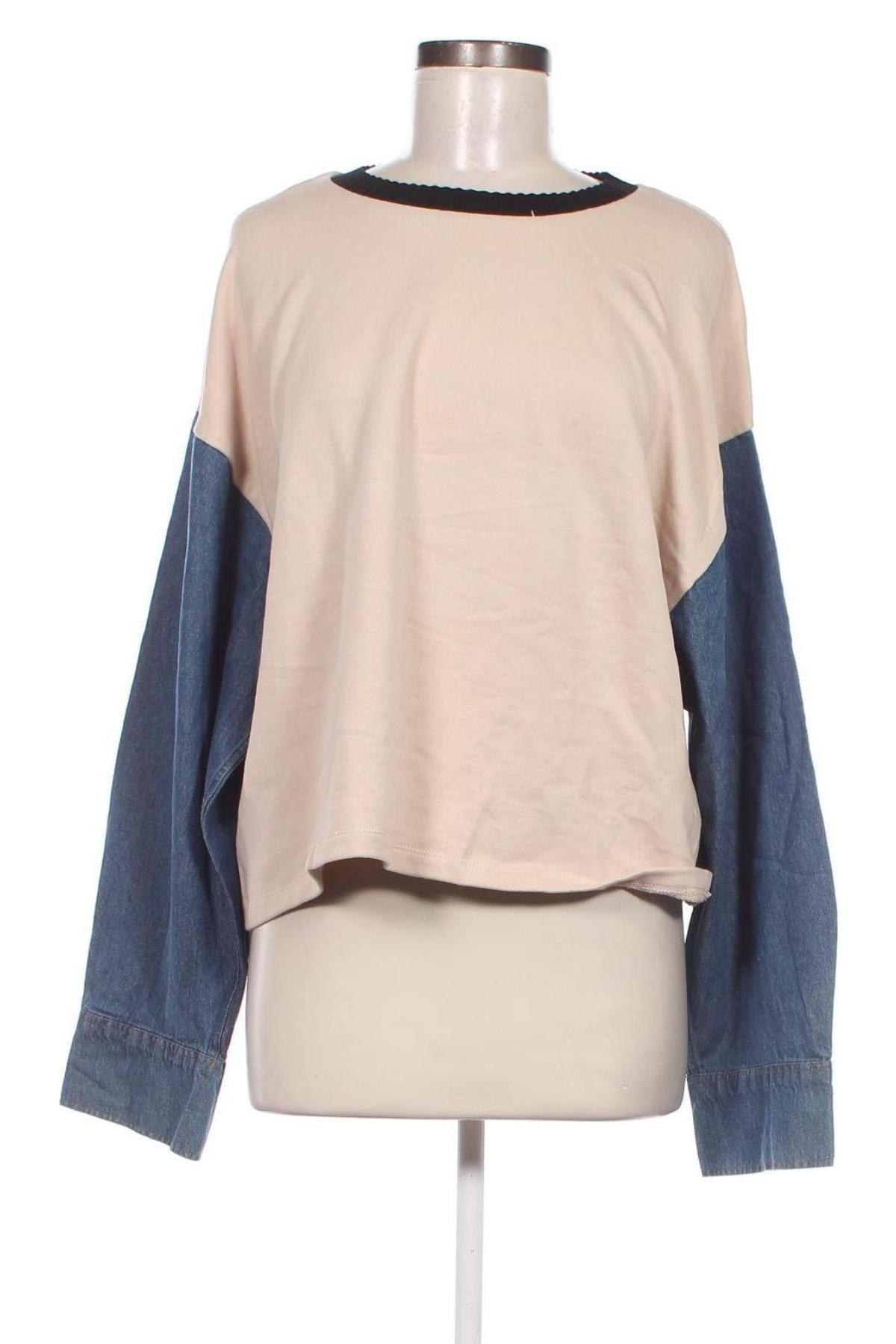 Дамска блуза Zara, Размер M, Цвят Бежов, Цена 10,80 лв.