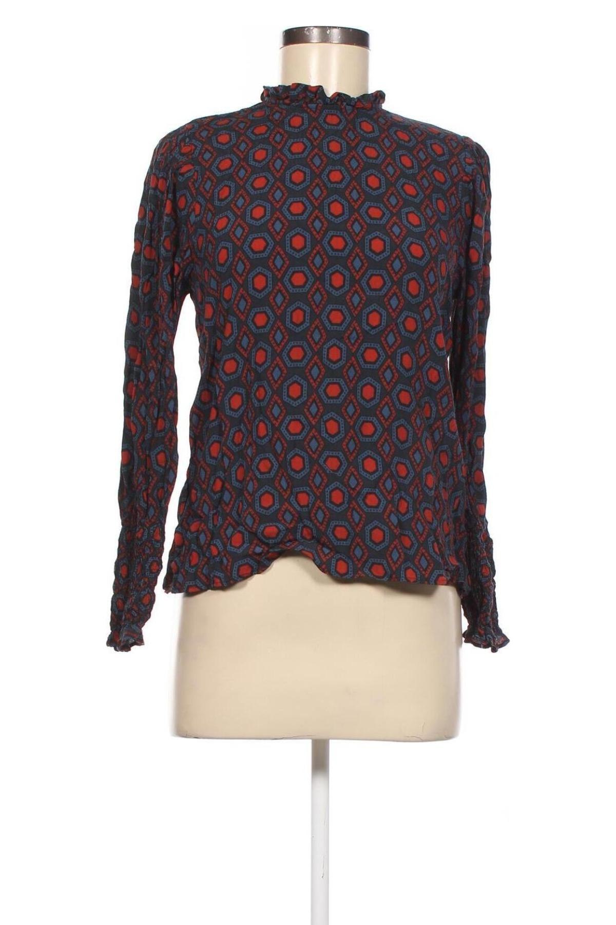 Дамска блуза Zara, Размер M, Цвят Многоцветен, Цена 14,58 лв.