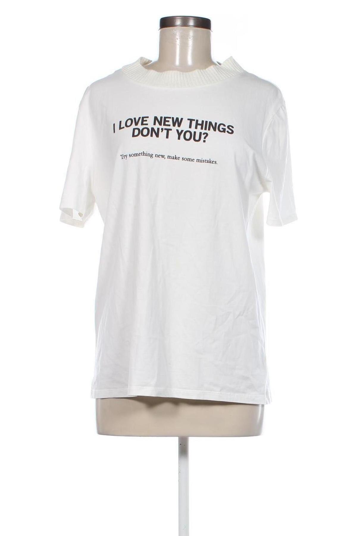 Γυναικεία μπλούζα Zara, Μέγεθος L, Χρώμα Εκρού, Τιμή 10,22 €