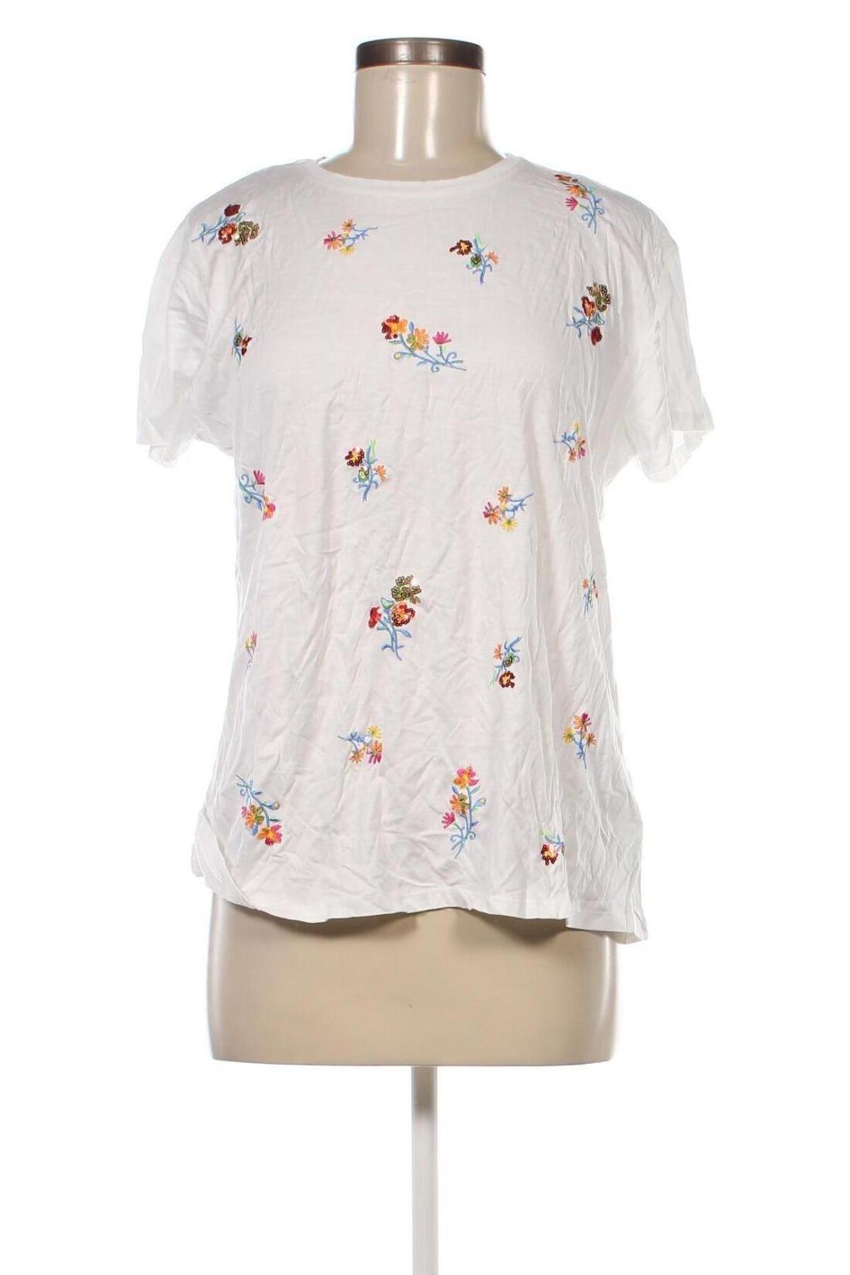 Γυναικεία μπλούζα Zara, Μέγεθος M, Χρώμα Λευκό, Τιμή 10,27 €