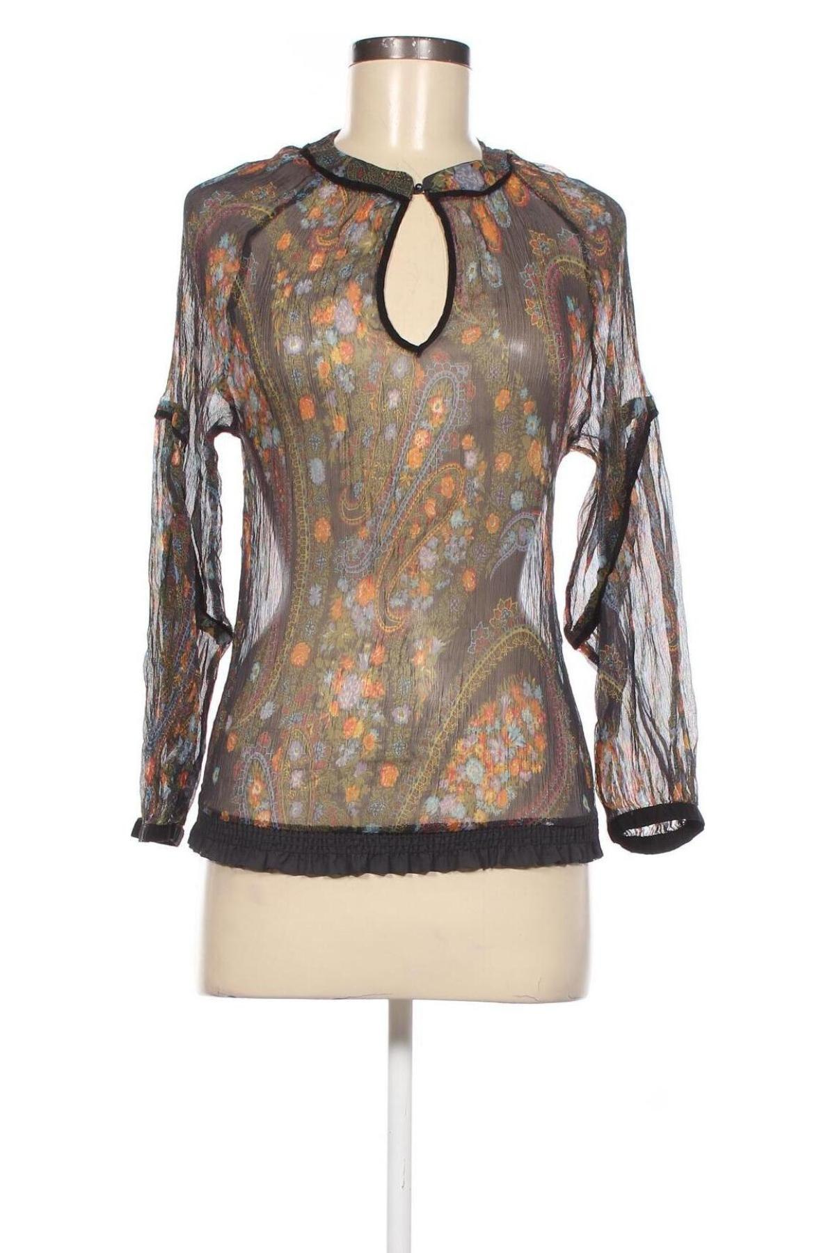Дамска блуза Zara, Размер S, Цвят Многоцветен, Цена 13,77 лв.