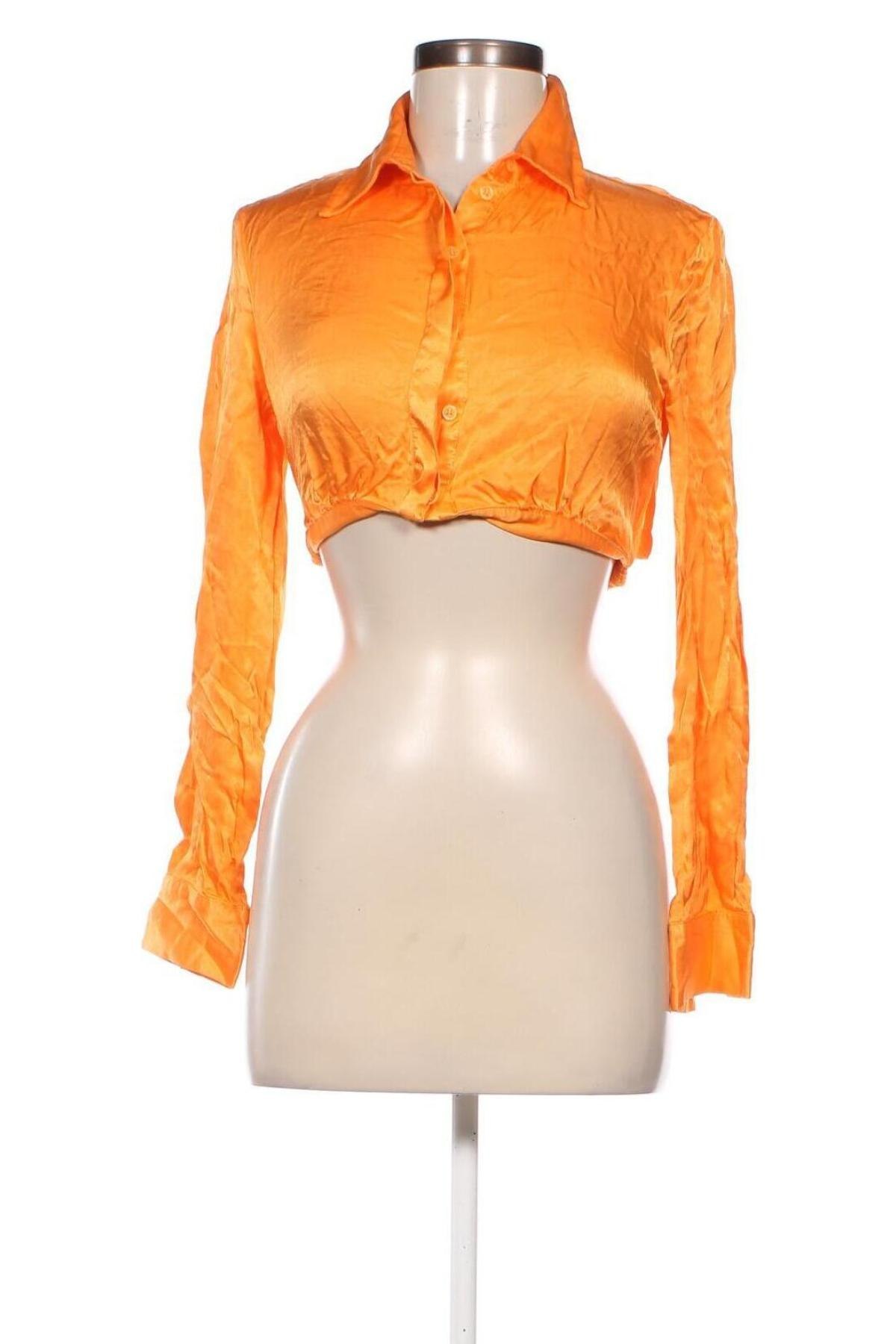 Bluză de femei Zara, Mărime M, Culoare Portocaliu, Preț 26,65 Lei