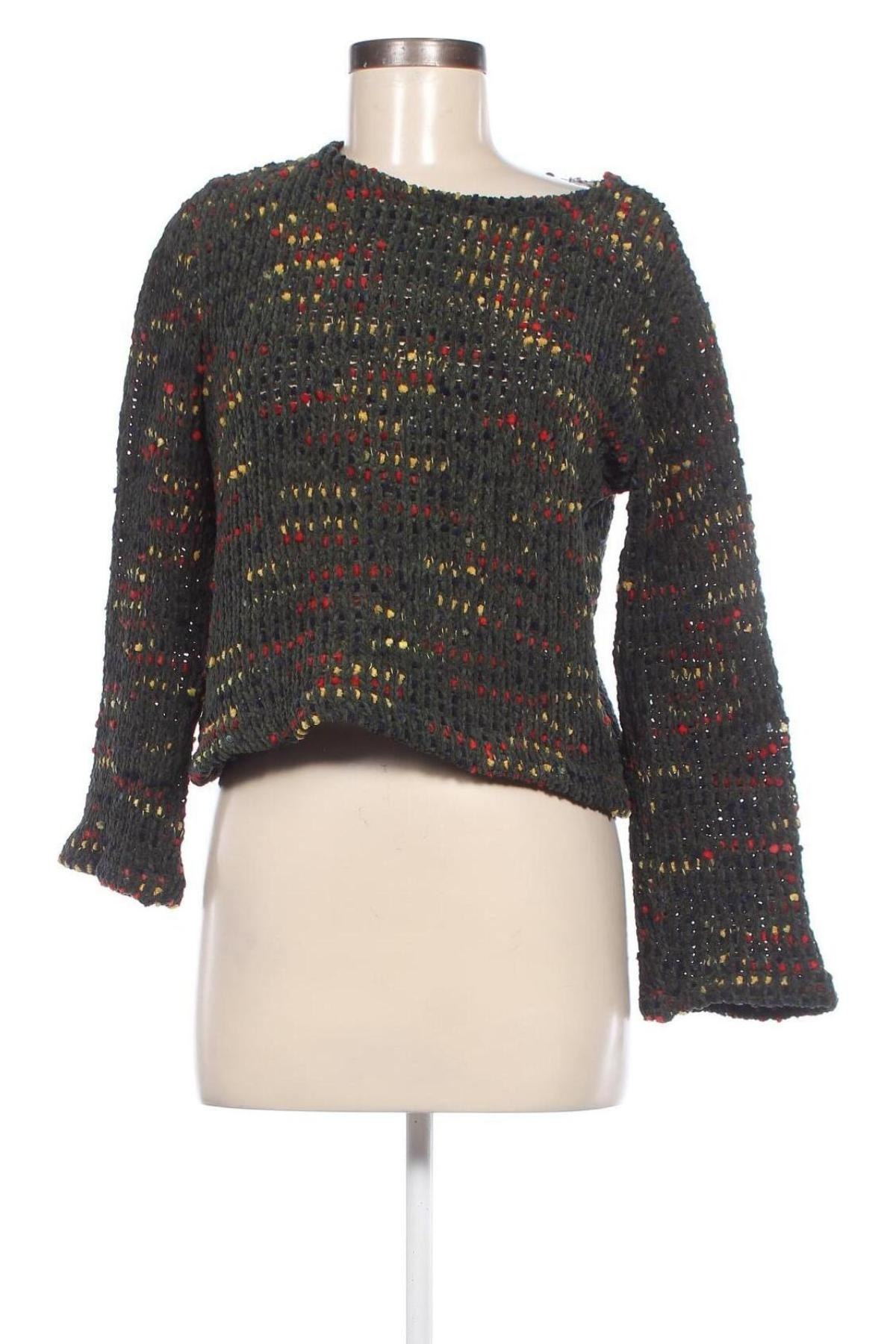 Damen Shirt Zara Trafaluc, Größe L, Farbe Mehrfarbig, Preis 7,52 €