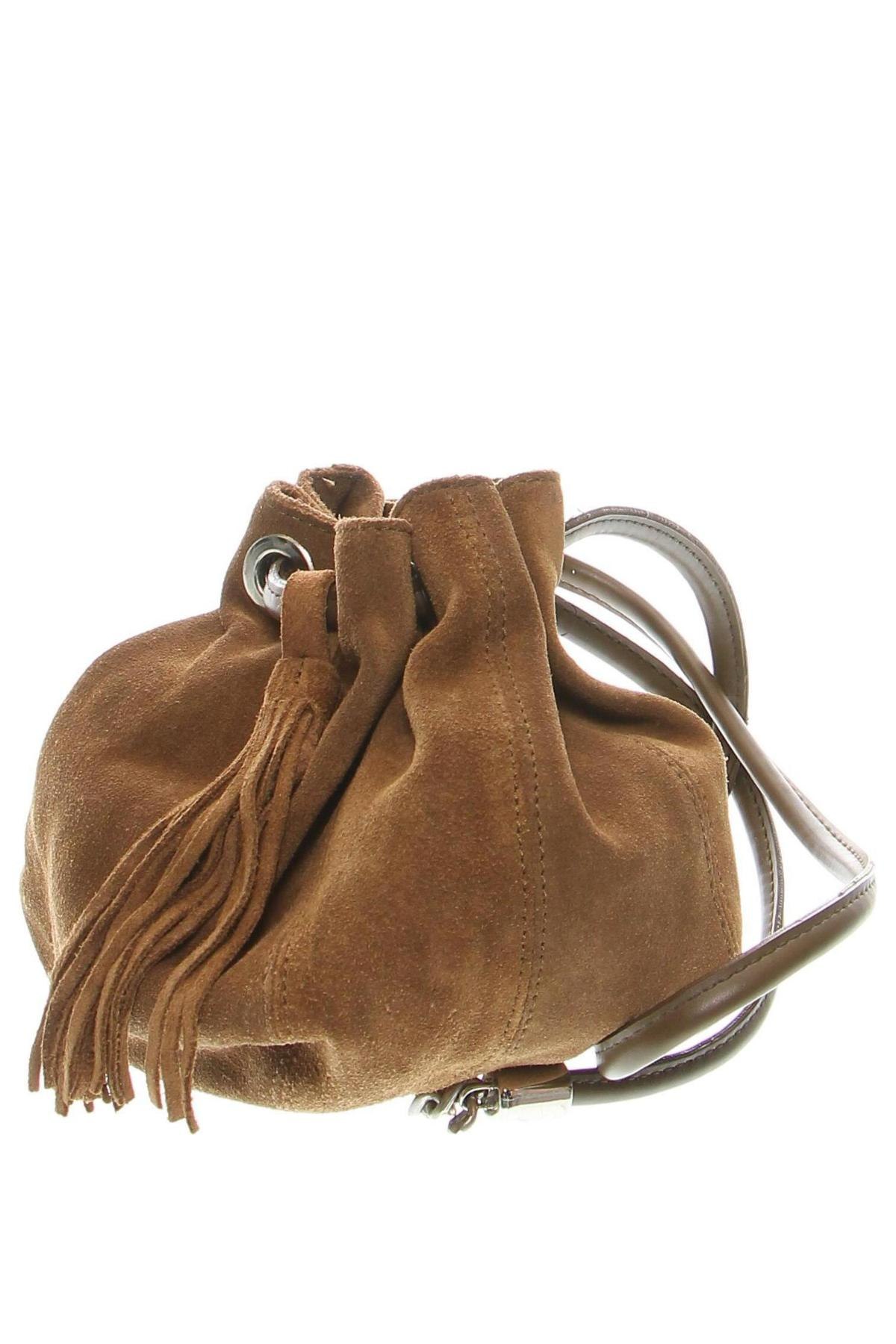 Дамска чанта Zara, Цвят Кафяв, Цена 37,20 лв.