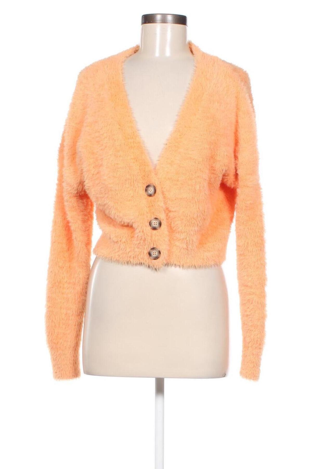 Damen Strickjacke, Größe M, Farbe Orange, Preis 5,49 €