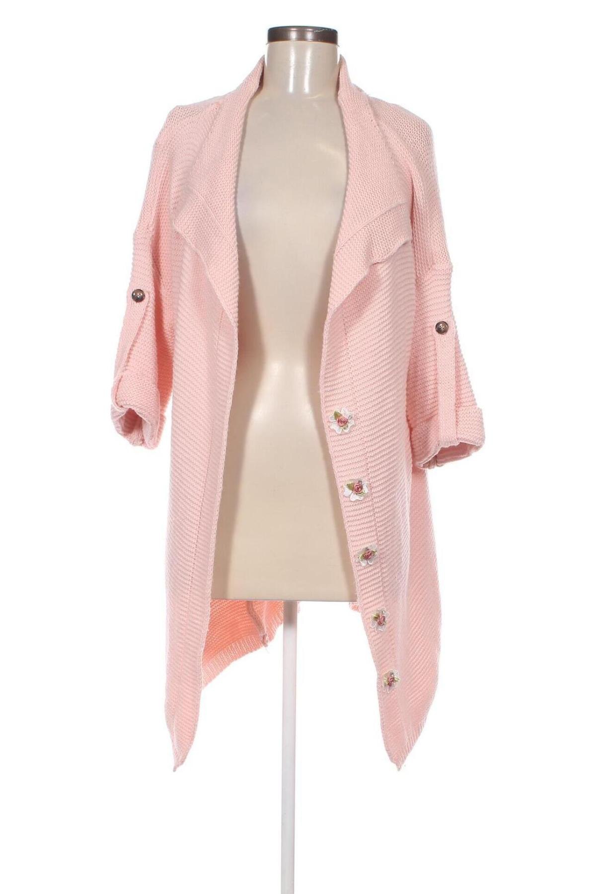 Damen Strickjacke, Größe L, Farbe Rosa, Preis 20,18 €