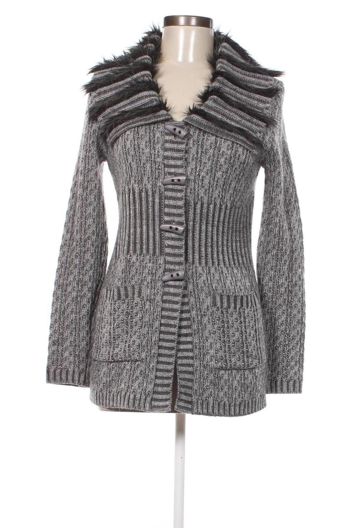 Damen Strickjacke, Größe M, Farbe Grau, Preis 7,99 €