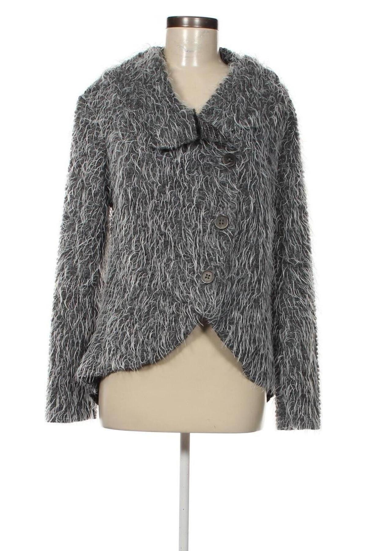 Damen Strickjacke, Größe L, Farbe Grau, Preis 8,88 €