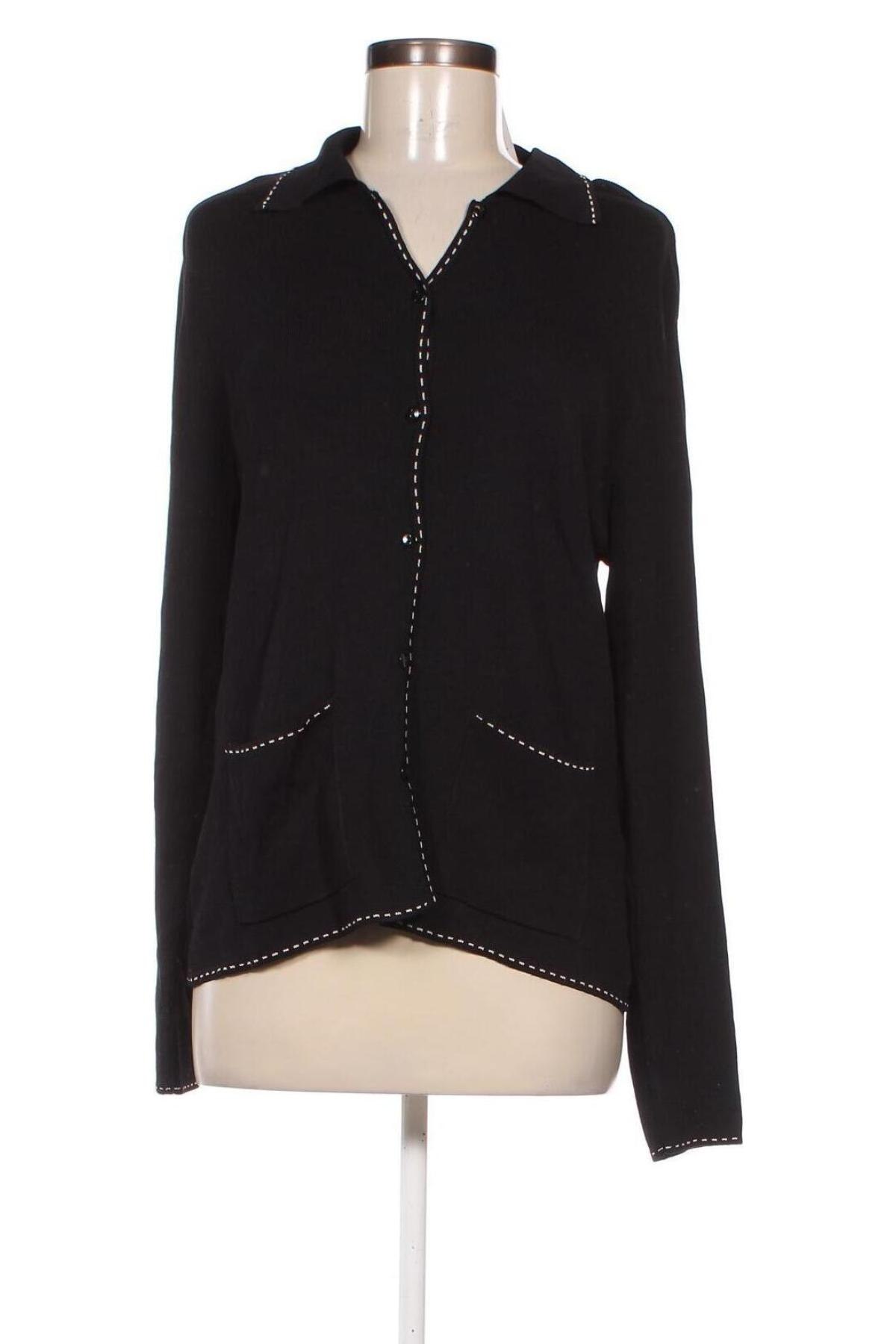 Cardigan de damă, Mărime L, Culoare Negru, Preț 95,39 Lei