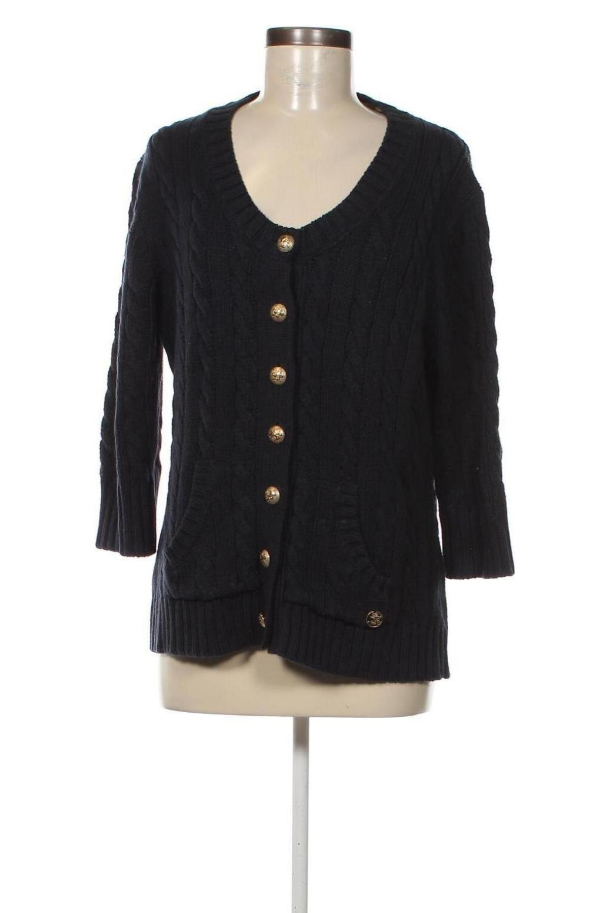 Cardigan de damă, Mărime L, Culoare Albastru, Preț 35,99 Lei