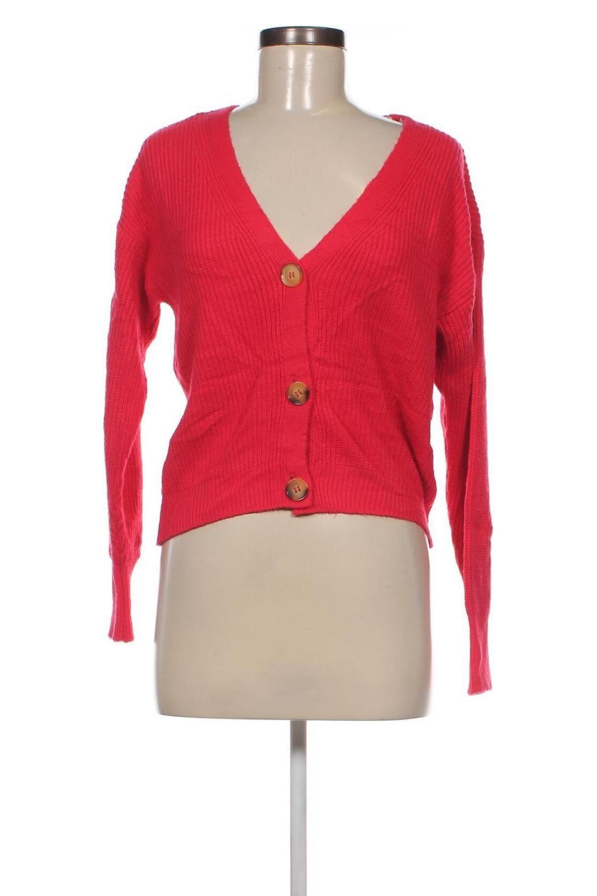 Damen Strickjacke, Größe M, Farbe Rot, Preis € 6,49