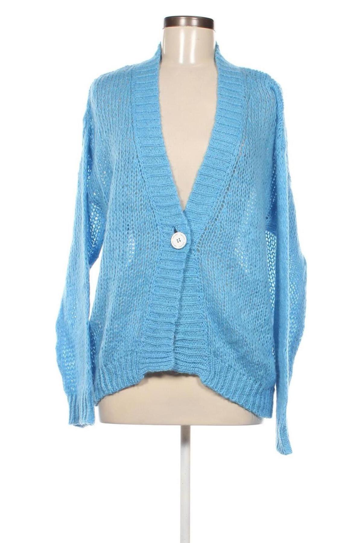 Damen Strickjacke, Größe L, Farbe Blau, Preis € 9,48