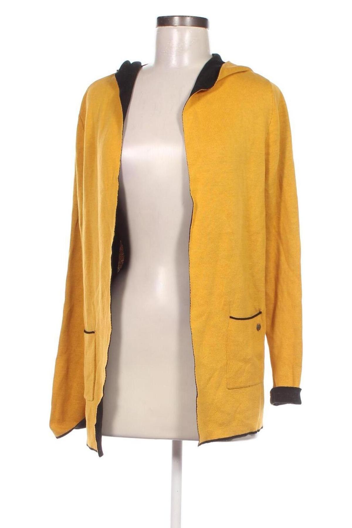 Damen Strickjacke 17 & Co., Größe L, Farbe Gelb, Preis 5,85 €