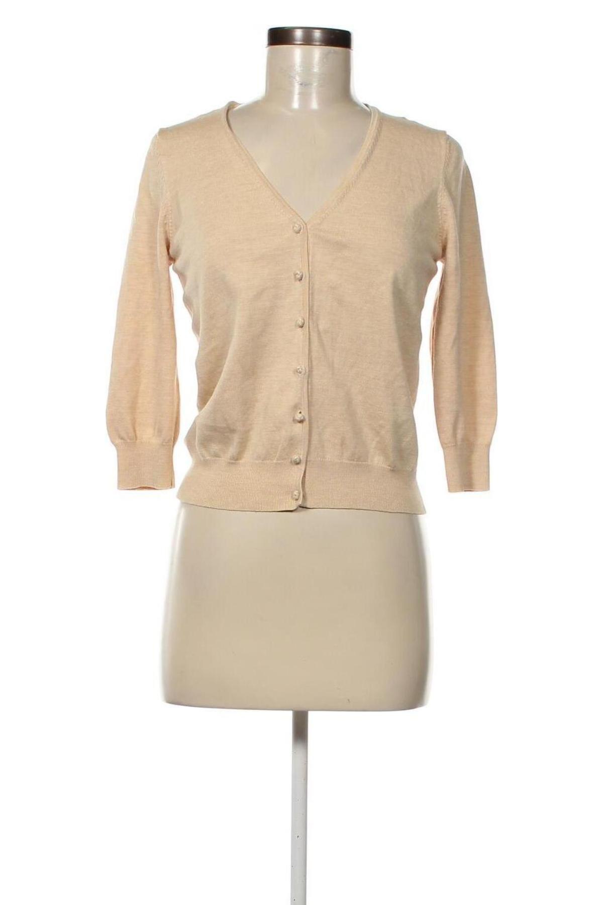 Damen Strickjacke Ann Taylor, Größe M, Farbe Beige, Preis 21,57 €