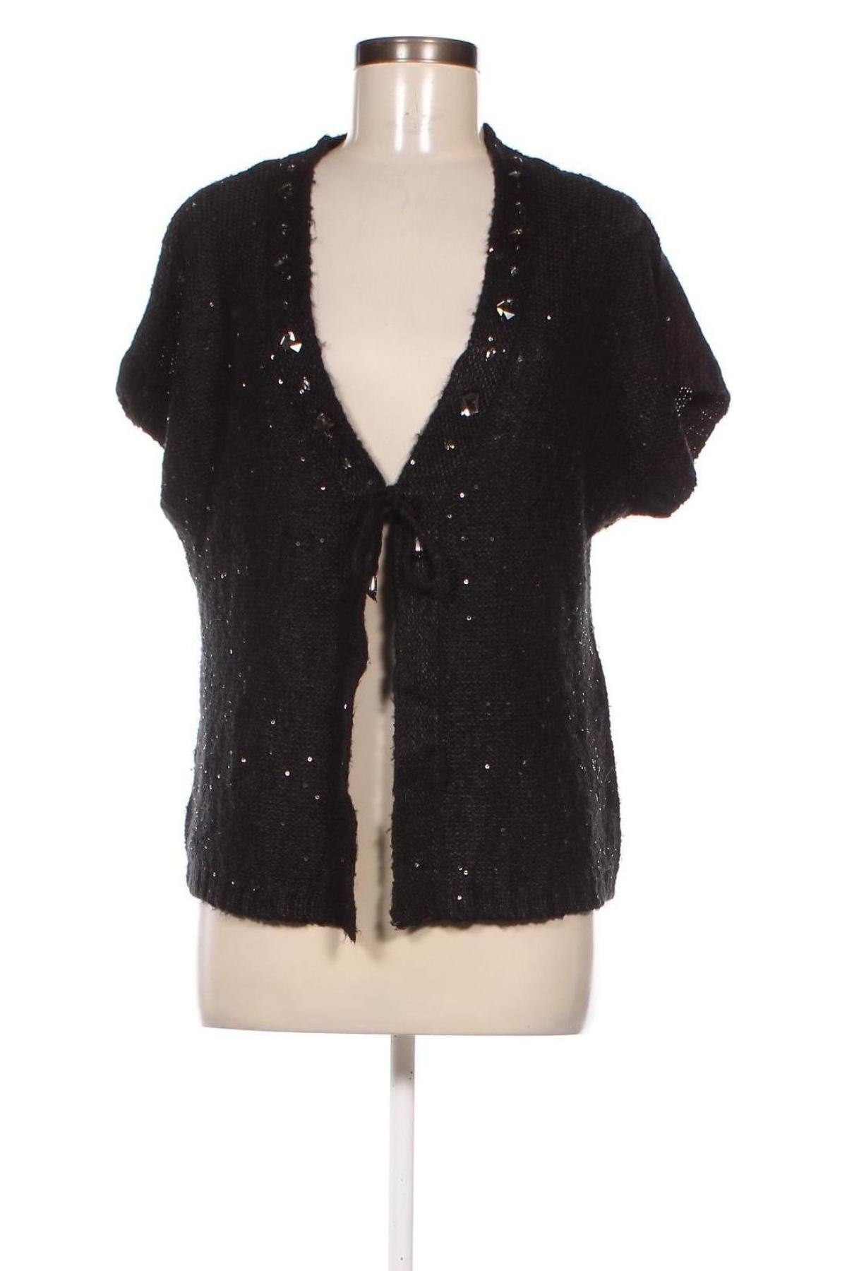 Cardigan de damă Canda, Mărime M, Culoare Negru, Preț 8,99 Lei