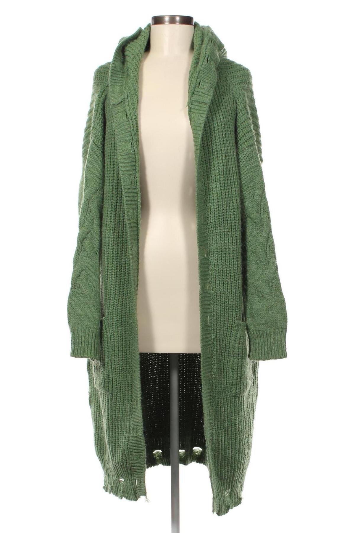 Damen Strickjacke CeCe, Größe M, Farbe Grün, Preis 25,88 €