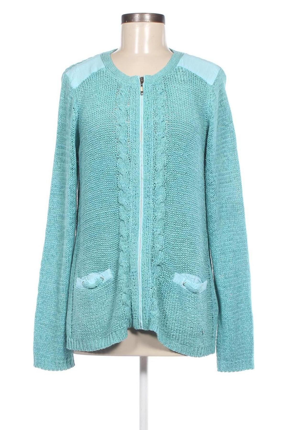 Damen Strickjacke Charles Vogele, Größe XL, Farbe Grün, Preis 8,07 €