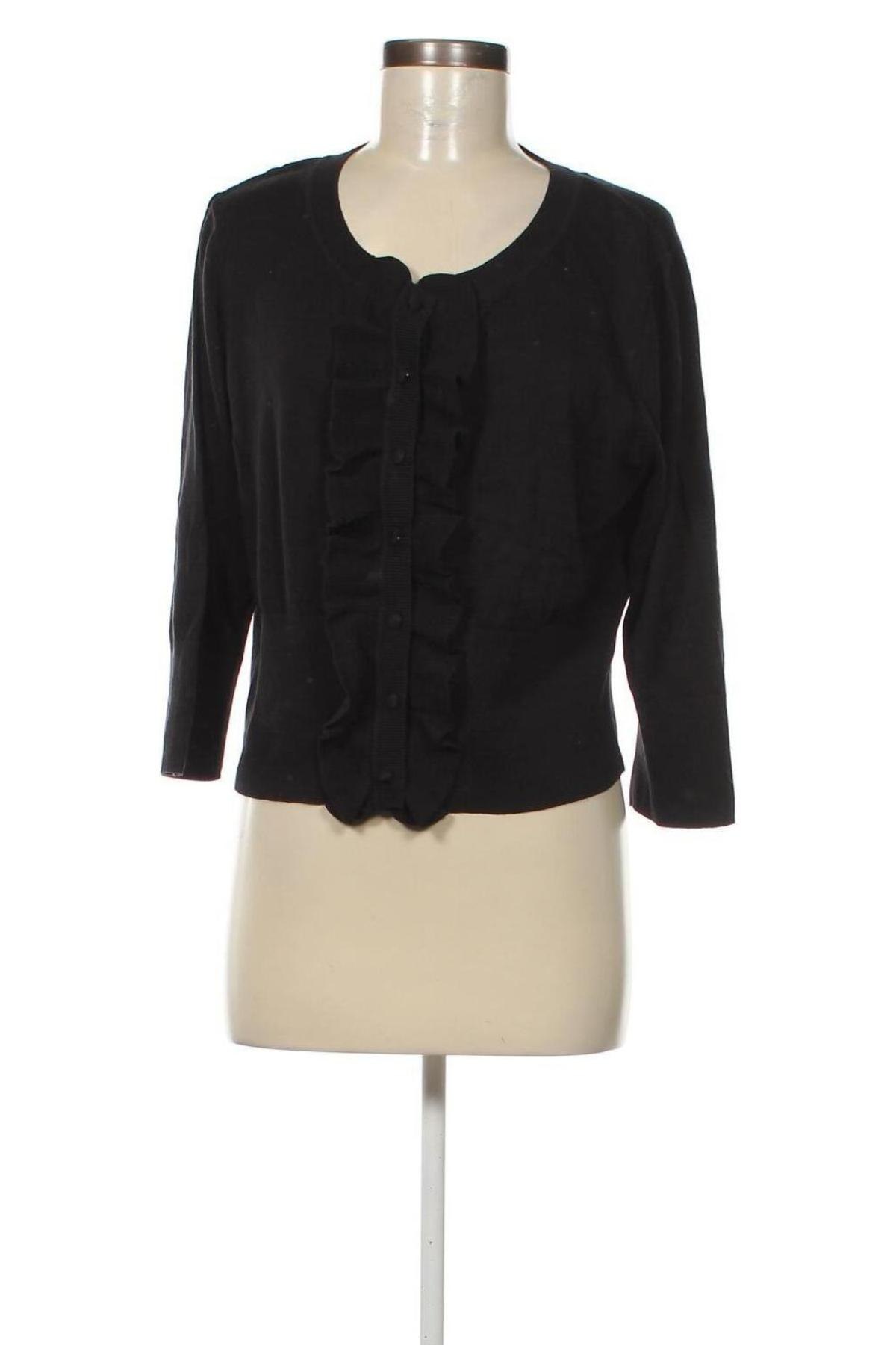 Cardigan de damă Elle, Mărime XL, Culoare Negru, Preț 42,93 Lei