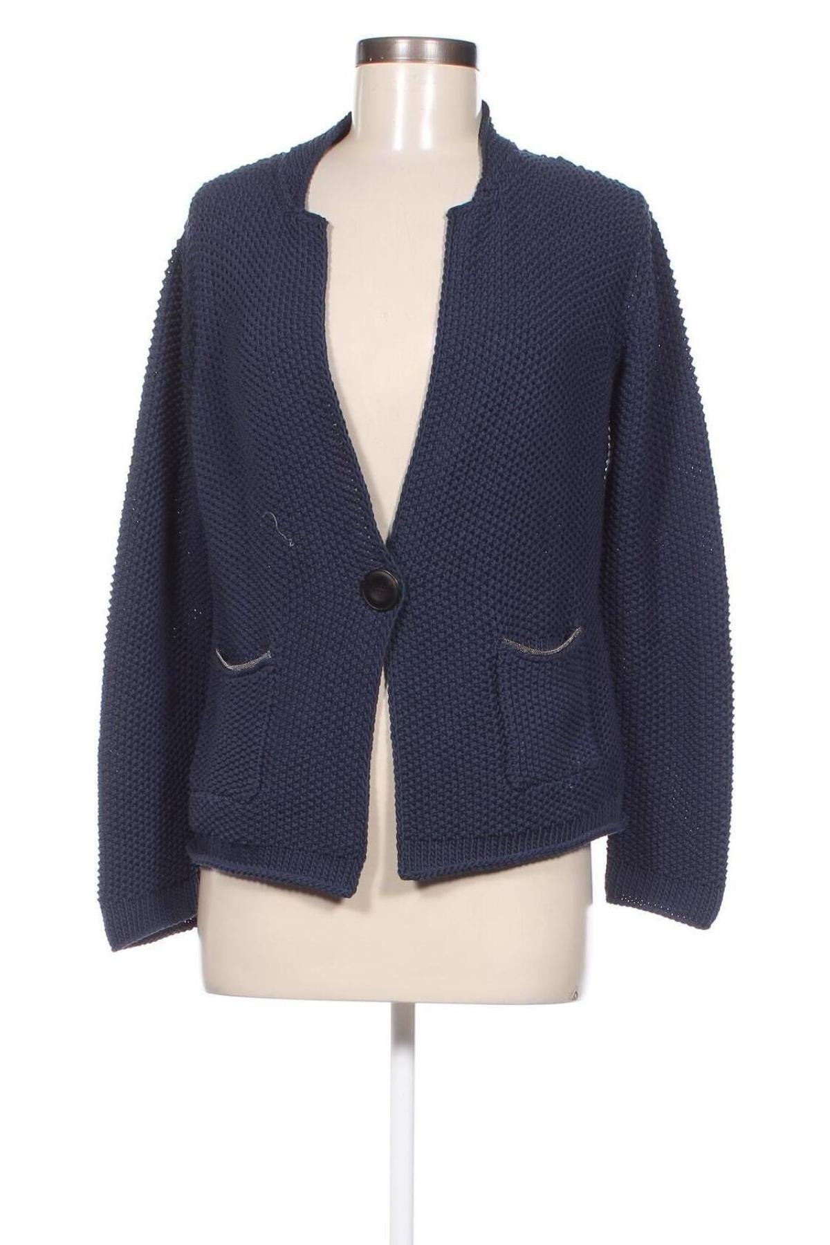 Cardigan de damă Fabiana Filippi, Mărime M, Culoare Albastru, Preț 320,20 Lei