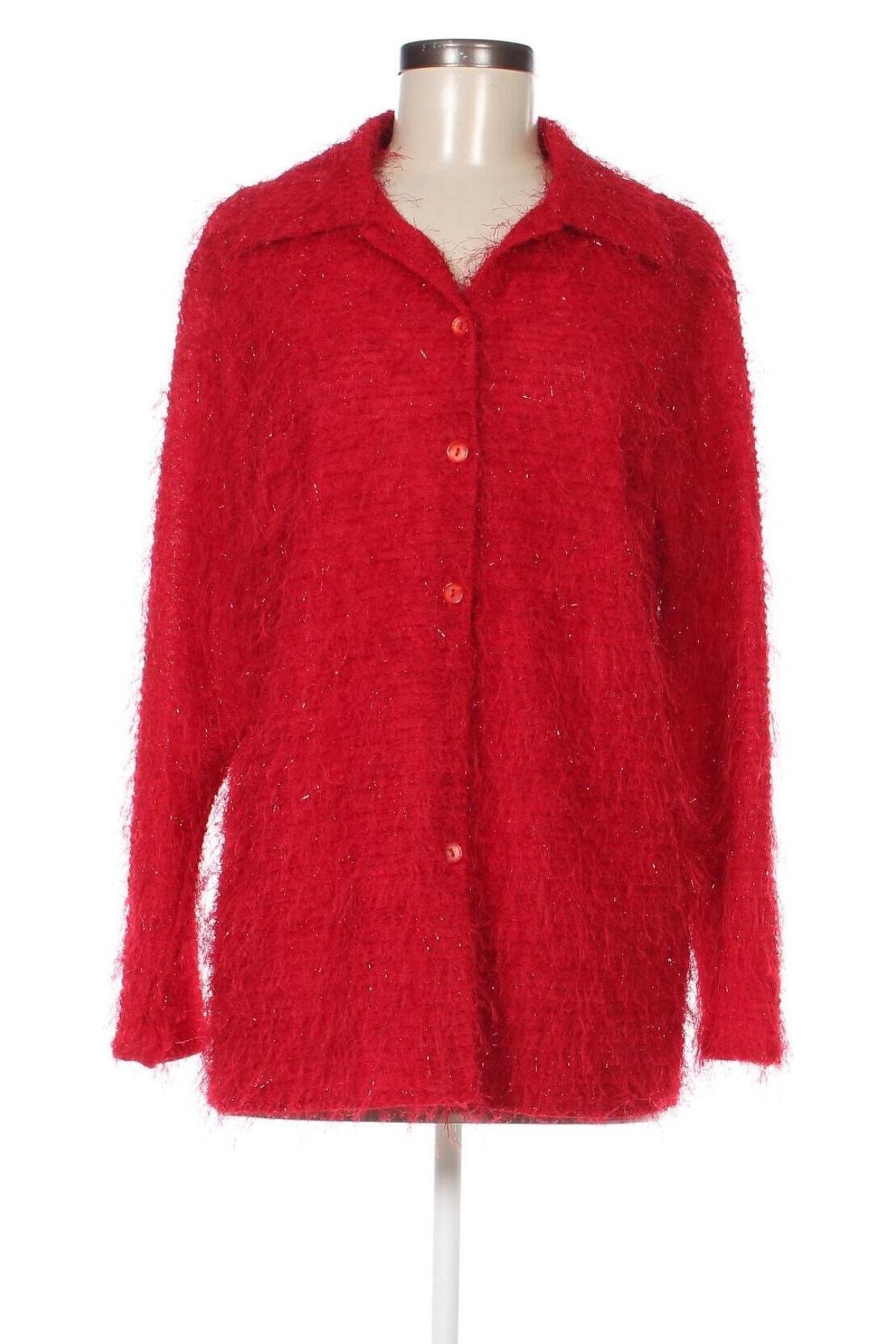 Damen Strickjacke Fashion Bug, Größe L, Farbe Rot, Preis € 4,04