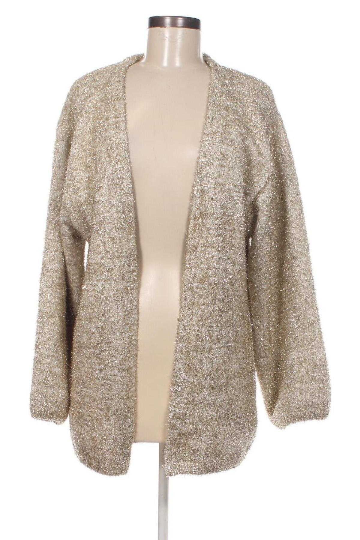 Cardigan de damă H&M, Mărime L, Culoare Auriu, Preț 33,99 Lei