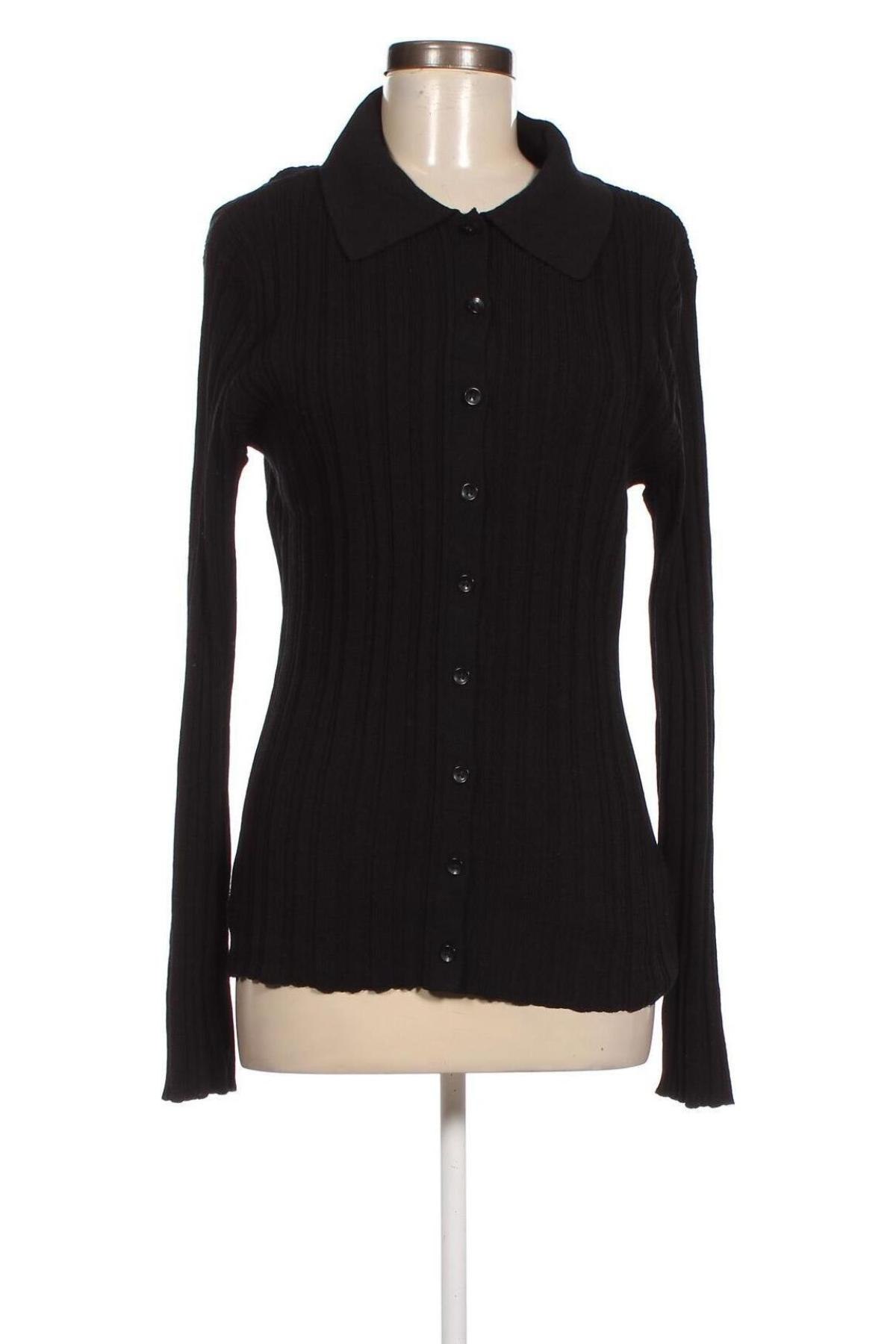 Γυναικεία ζακέτα H&M, Μέγεθος XL, Χρώμα Μαύρο, Τιμή 7,18 €