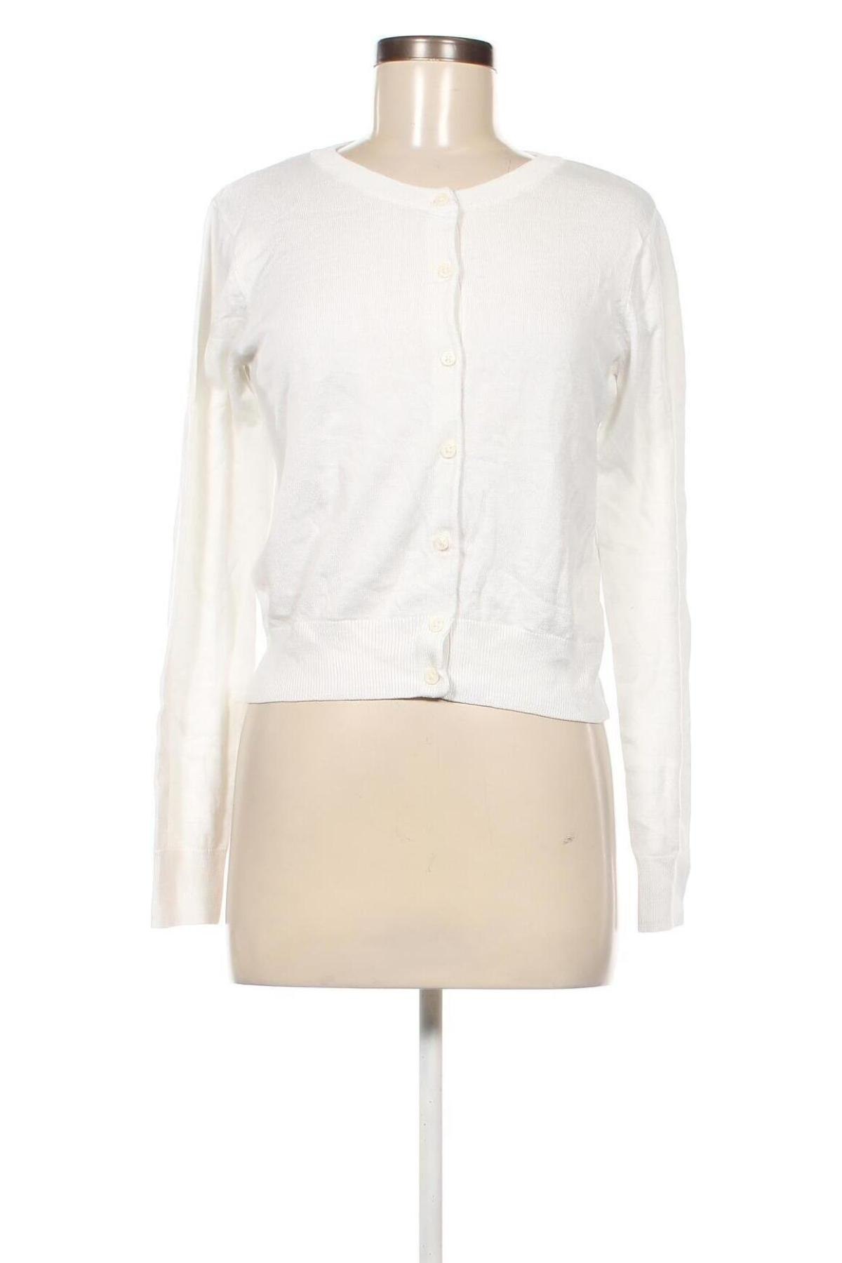 Damen Strickjacke H&M, Größe M, Farbe Weiß, Preis € 6,66