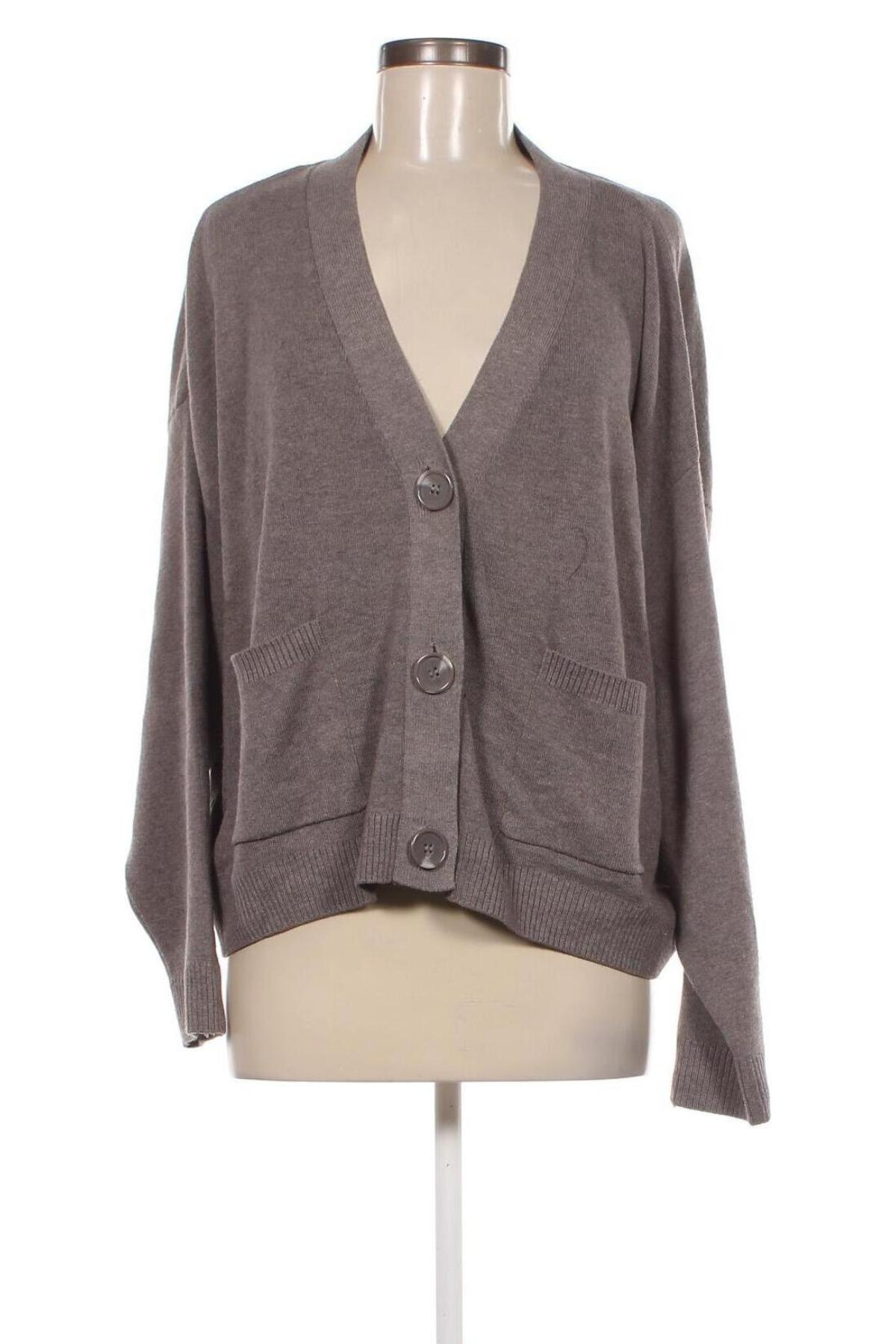 Cardigan de damă H&M, Mărime XL, Culoare Gri, Preț 42,93 Lei