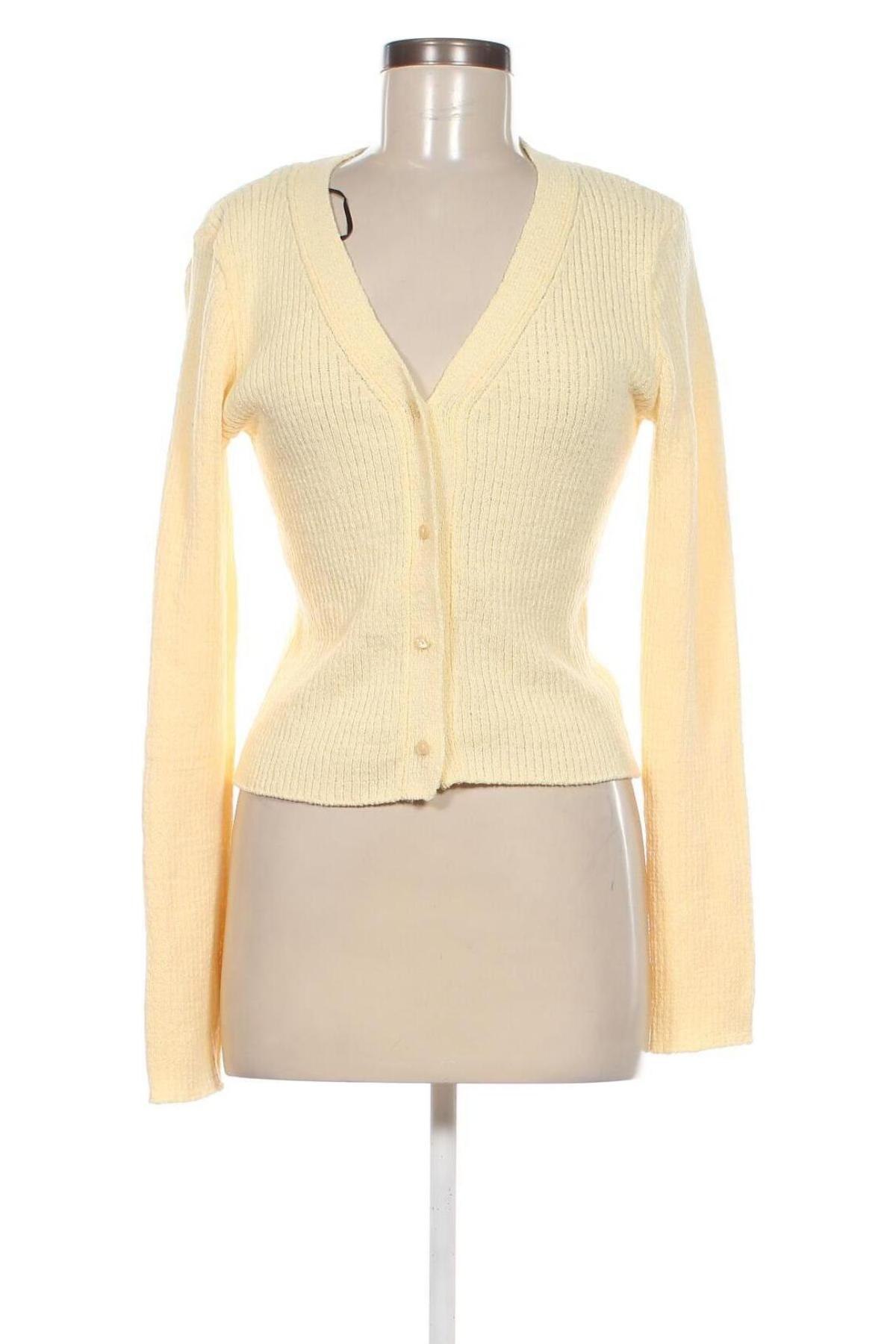 Cardigan de damă H&M Divided, Mărime L, Culoare Galben, Preț 33,99 Lei