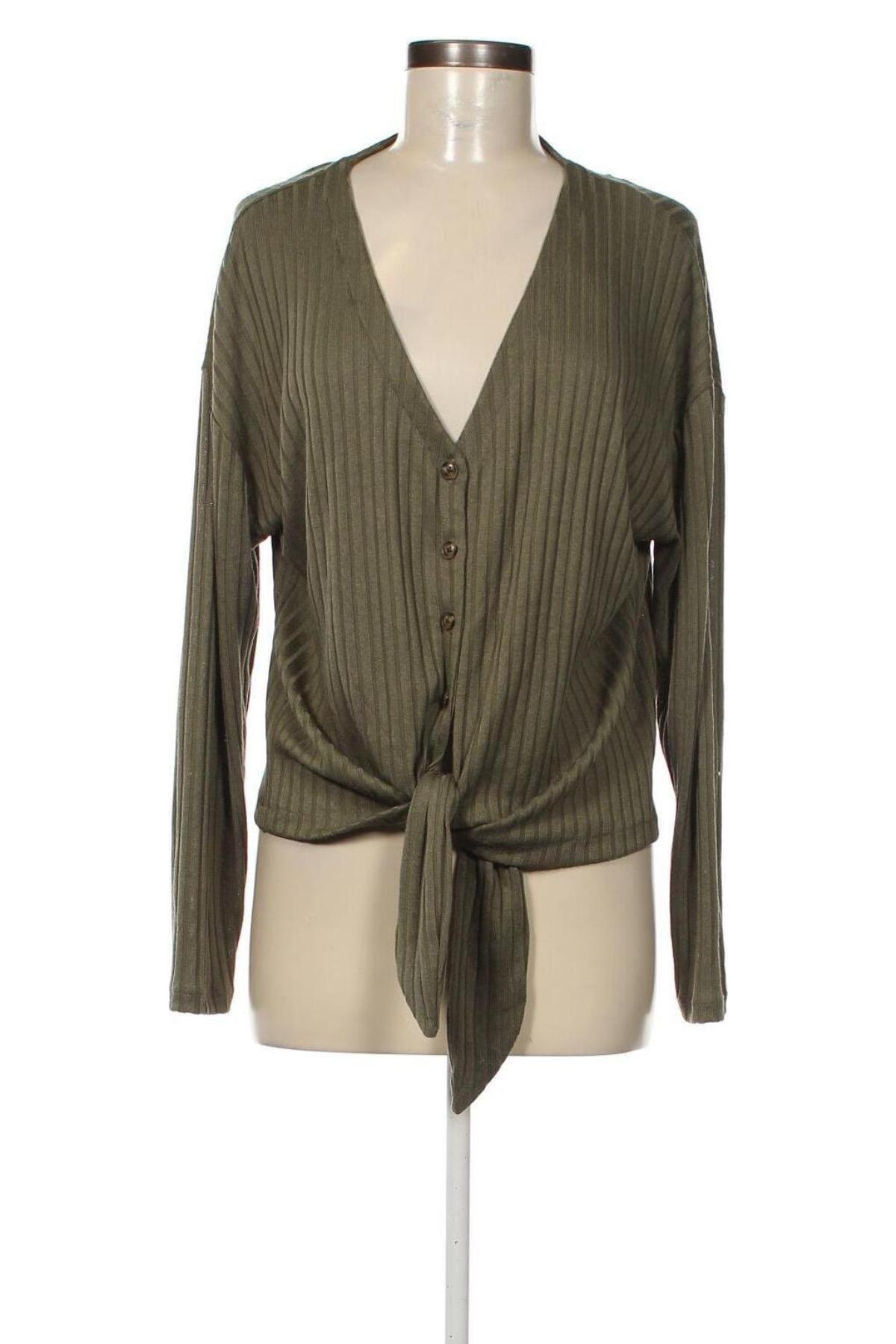 Cardigan de damă H&M L.O.G.G., Mărime L, Culoare Verde, Preț 16,99 Lei