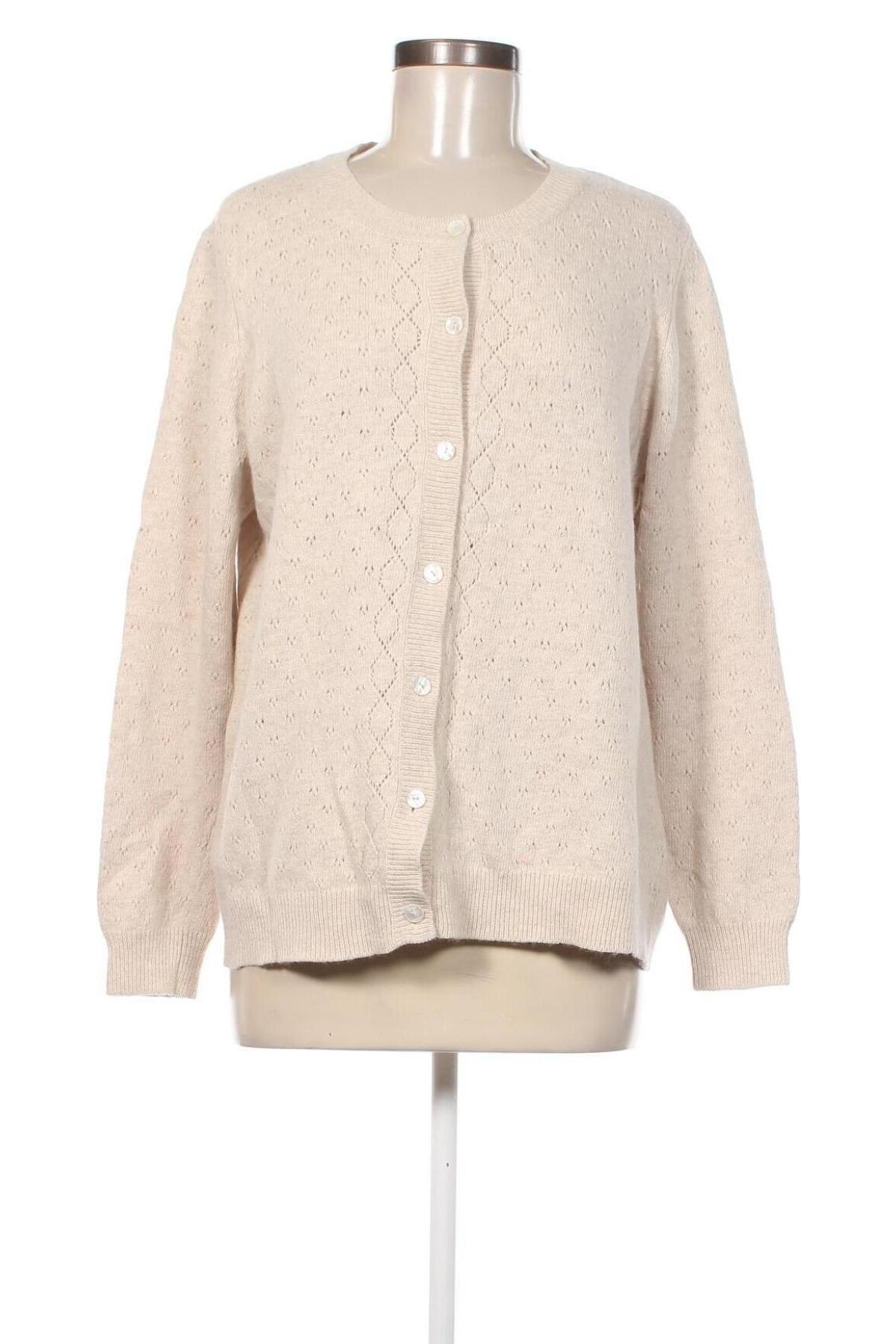 Damen Strickjacke Jackpot, Größe XXL, Farbe Beige, Preis 10,09 €