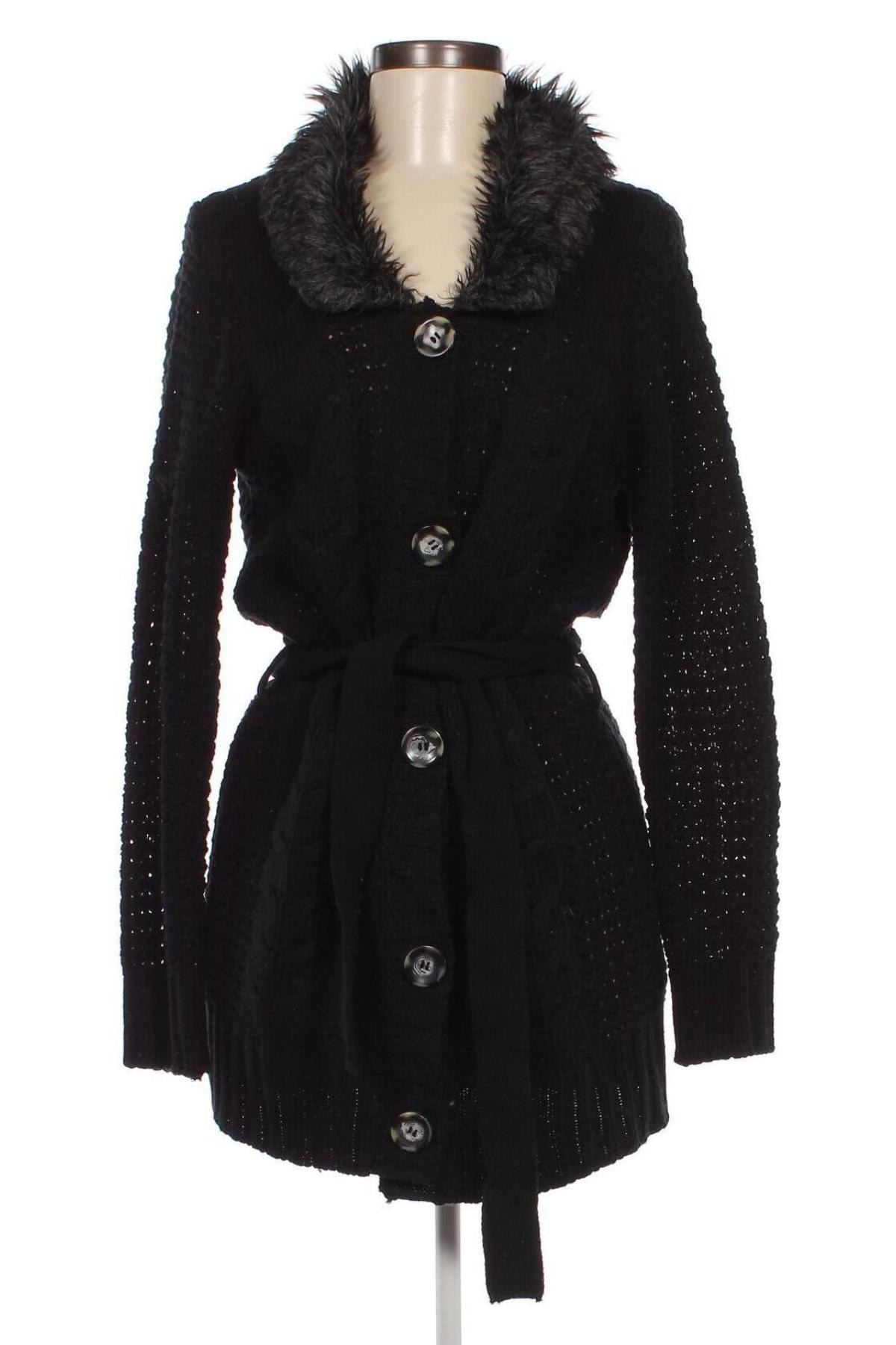 Cardigan de damă Janina, Mărime M, Culoare Negru, Preț 34,99 Lei