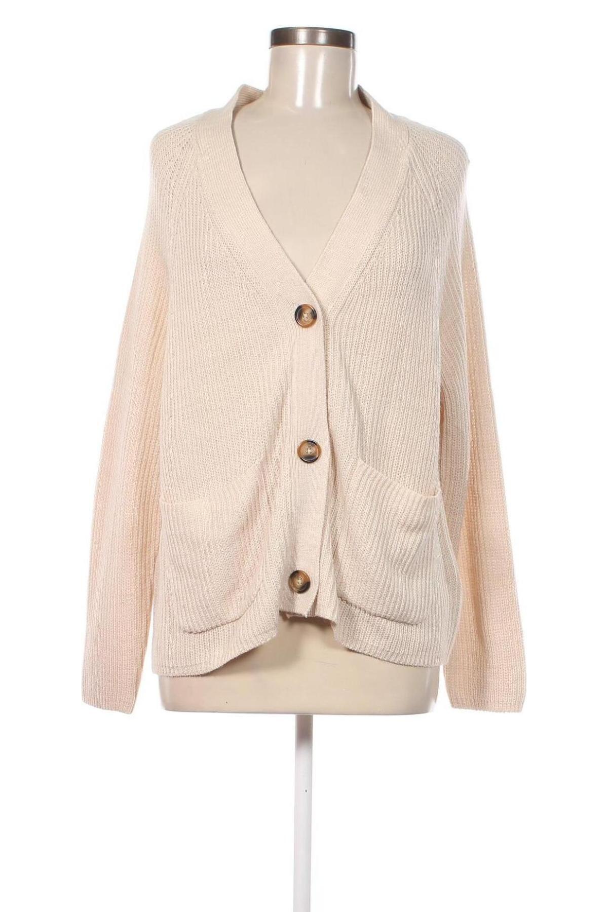 Damen Strickjacke Jean Pascale, Größe M, Farbe Beige, Preis € 8,88