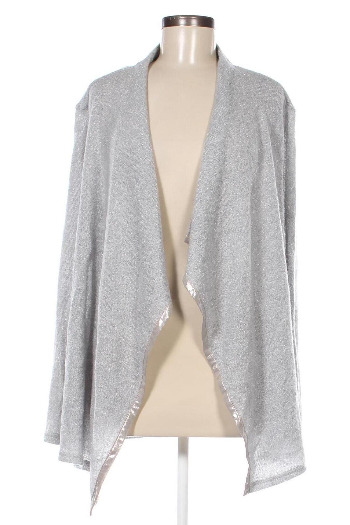 Damen Strickjacke Just White By Se, Größe XL, Farbe Grau, Preis 16,83 €