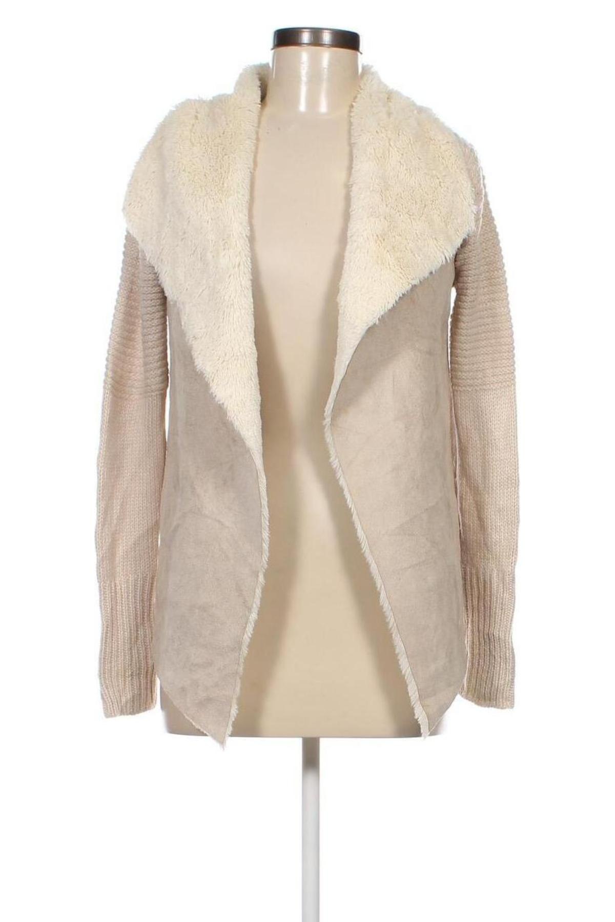 Cardigan de damă Lovelygirl, Mărime S, Culoare Bej, Preț 39,08 Lei