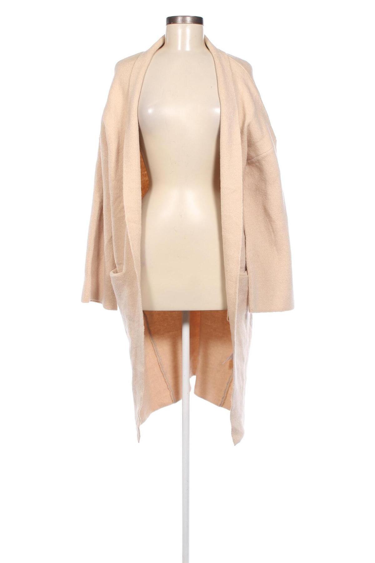 Damen Strickjacke NA-KD, Größe S, Farbe Beige, Preis 5,71 €