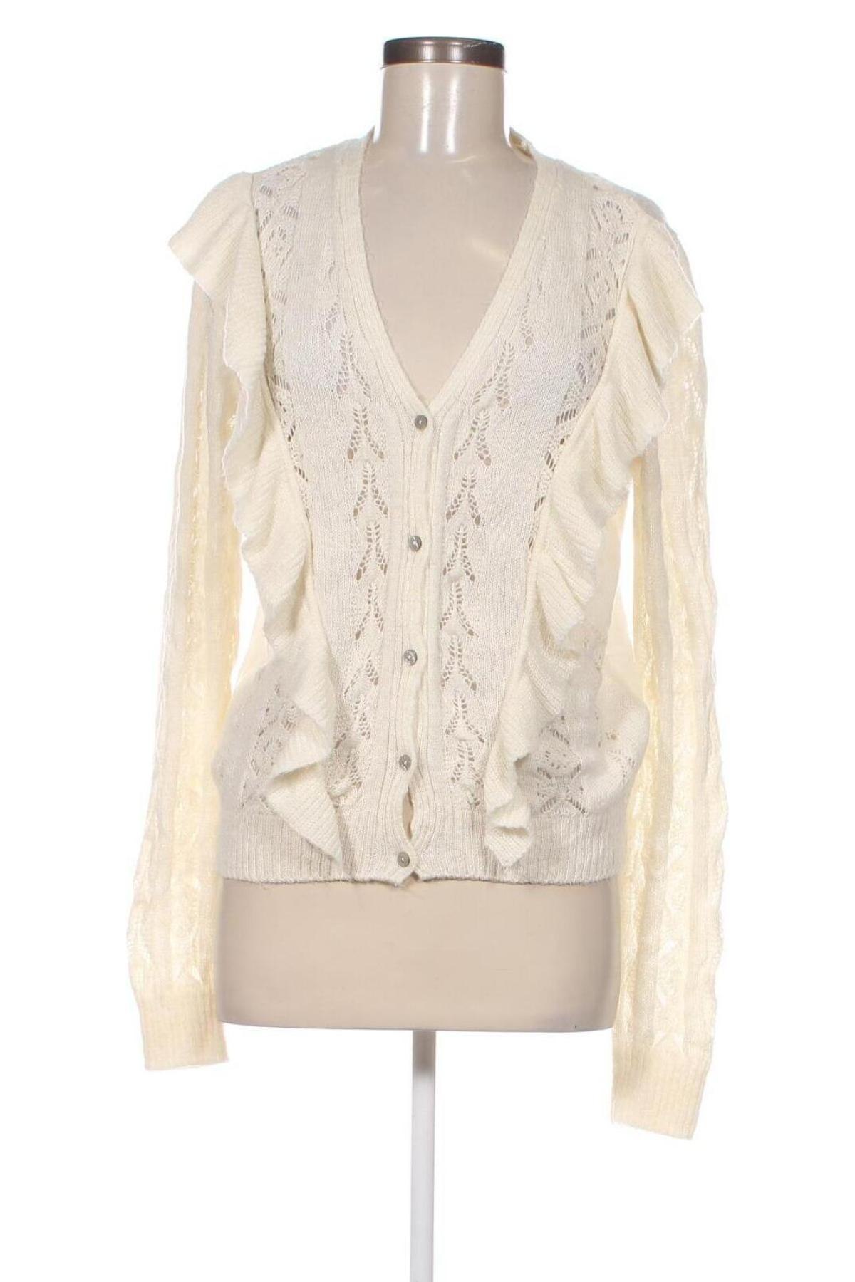 Cardigan de damă Next, Mărime L, Culoare Ecru, Preț 26,97 Lei