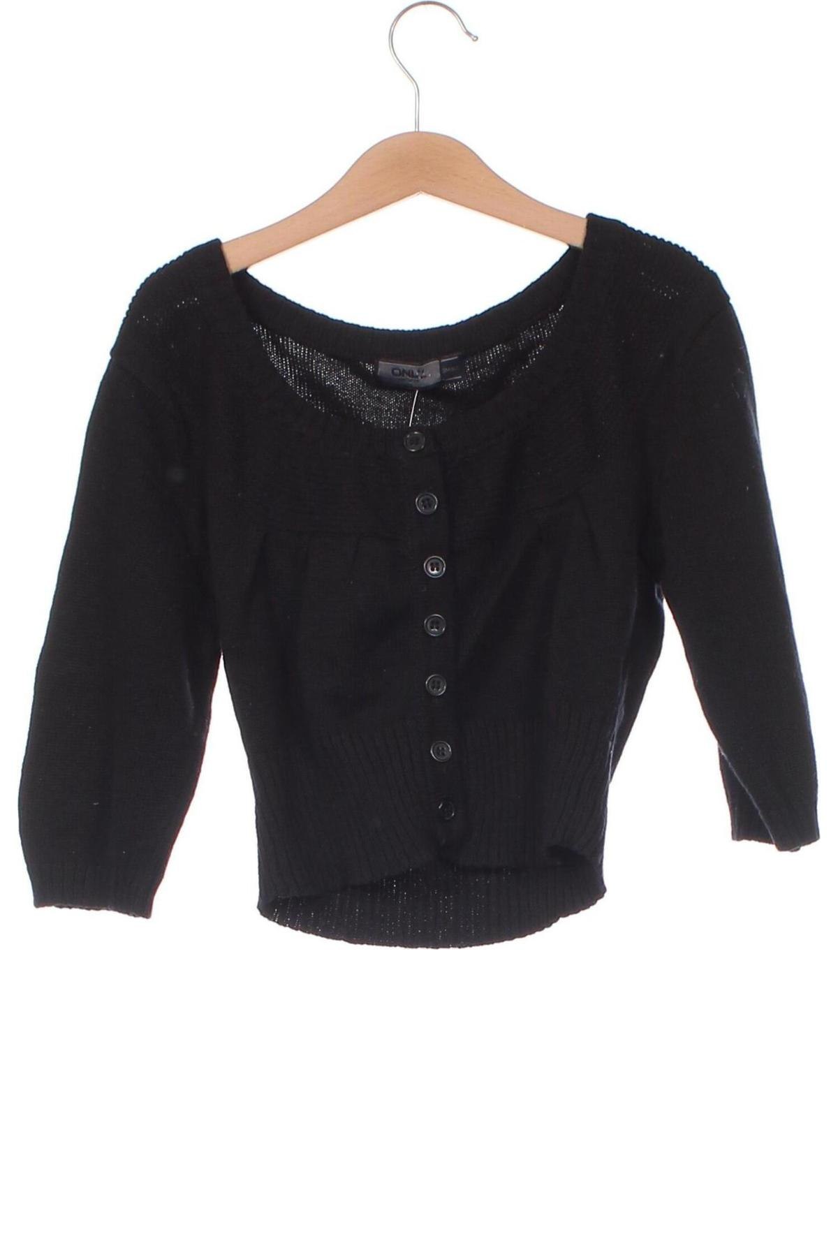 Cardigan de damă ONLY, Mărime XS, Culoare Negru, Preț 37,20 Lei