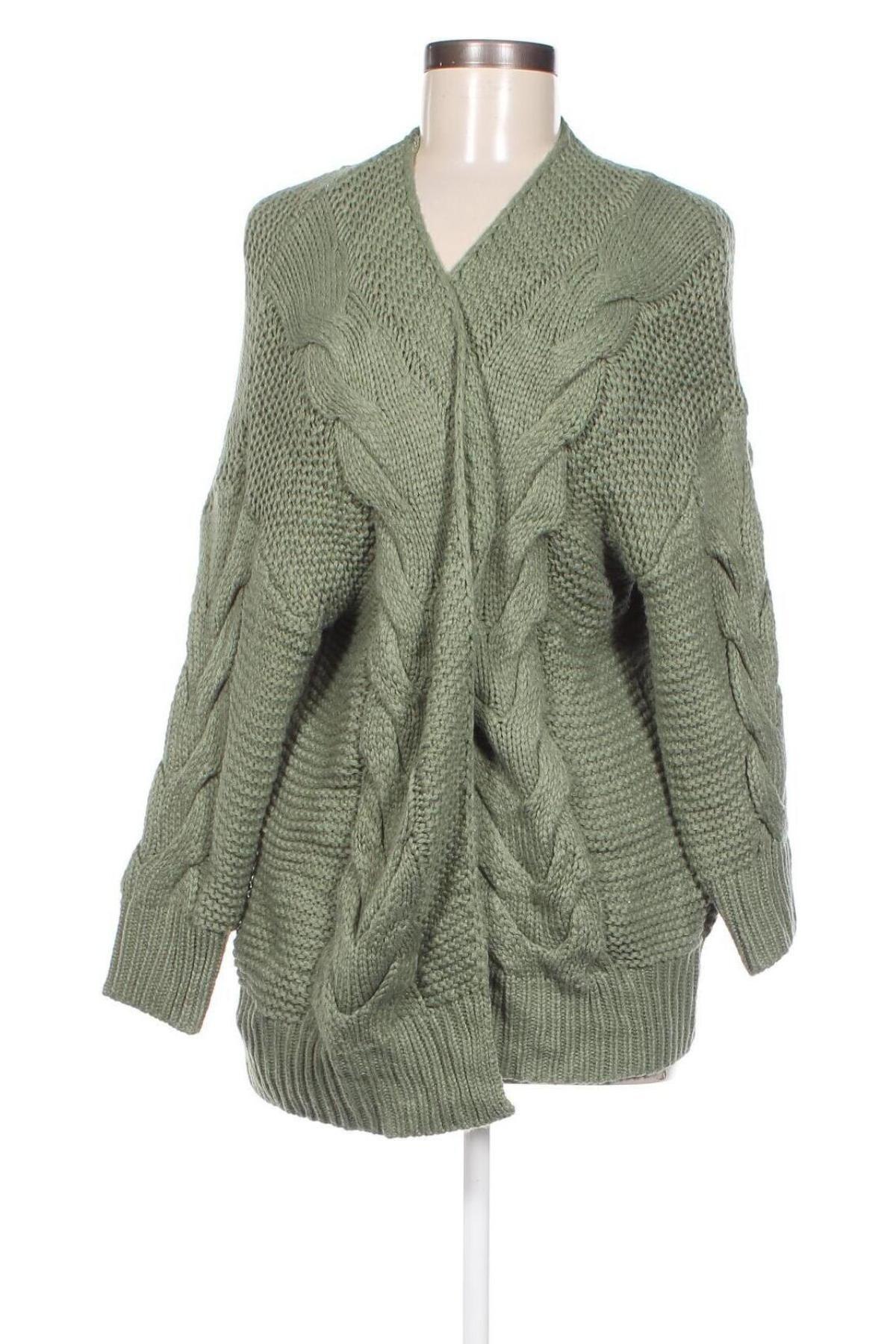 Cardigan de damă Paper Heart, Mărime S, Culoare Verde, Preț 27,99 Lei