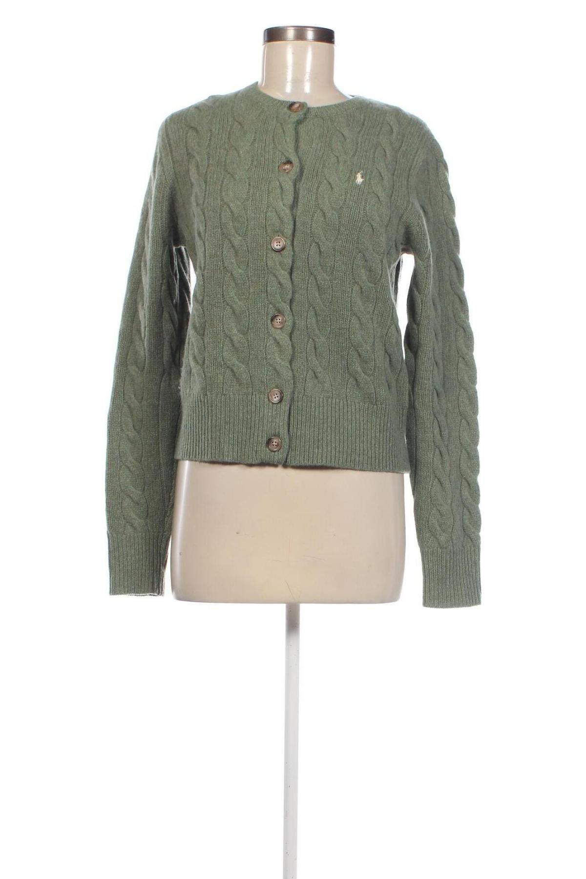 Damen Strickjacke Polo By Ralph Lauren, Größe M, Farbe Grün, Preis 151,03 €
