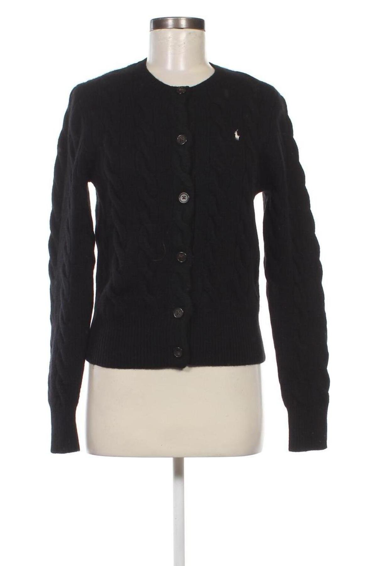 Damen Strickjacke Polo By Ralph Lauren, Größe M, Farbe Schwarz, Preis € 151,03