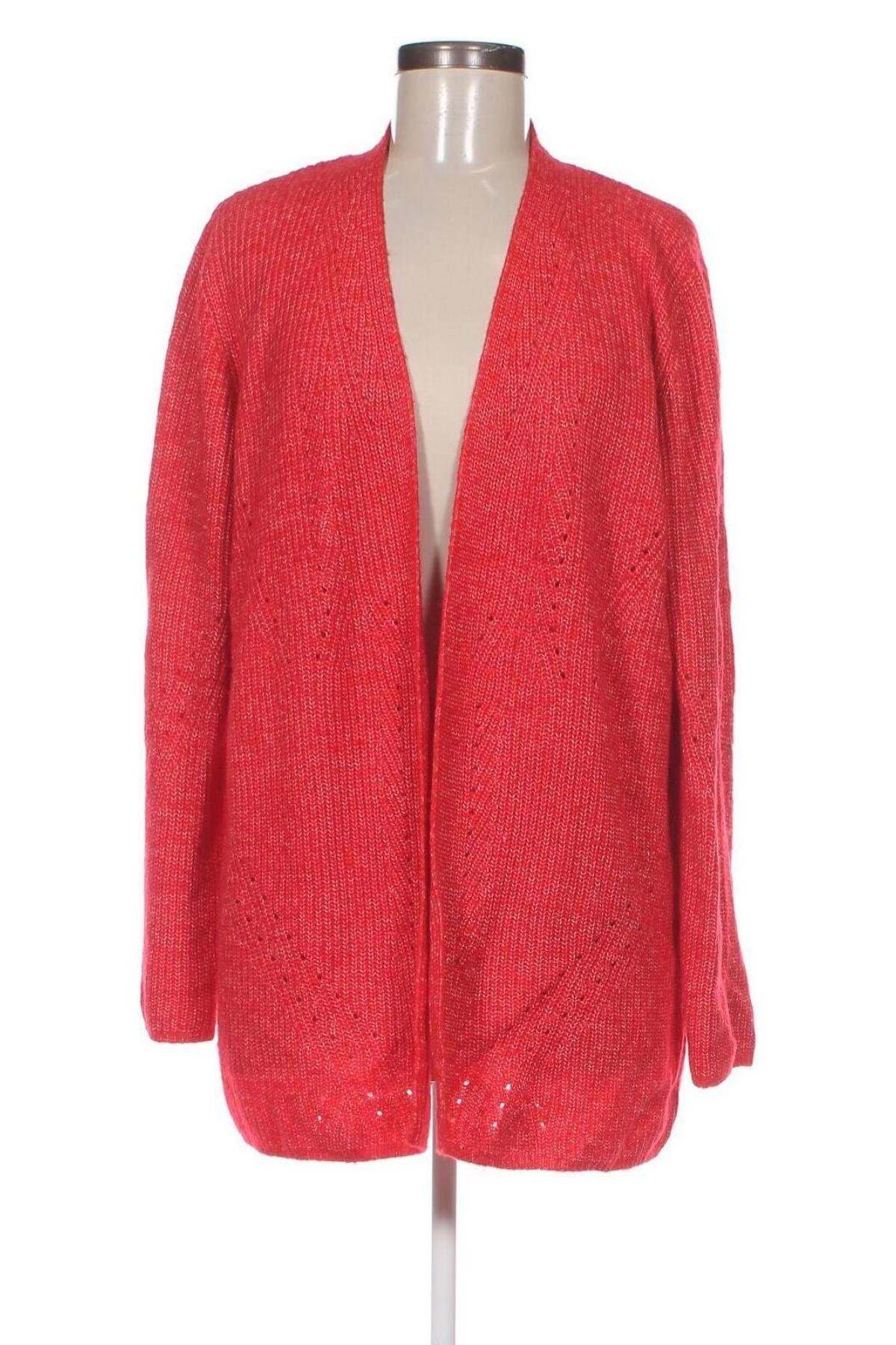 Γυναικεία ζακέτα S.Oliver, Μέγεθος XL, Χρώμα Κόκκινο, Τιμή 15,72 €