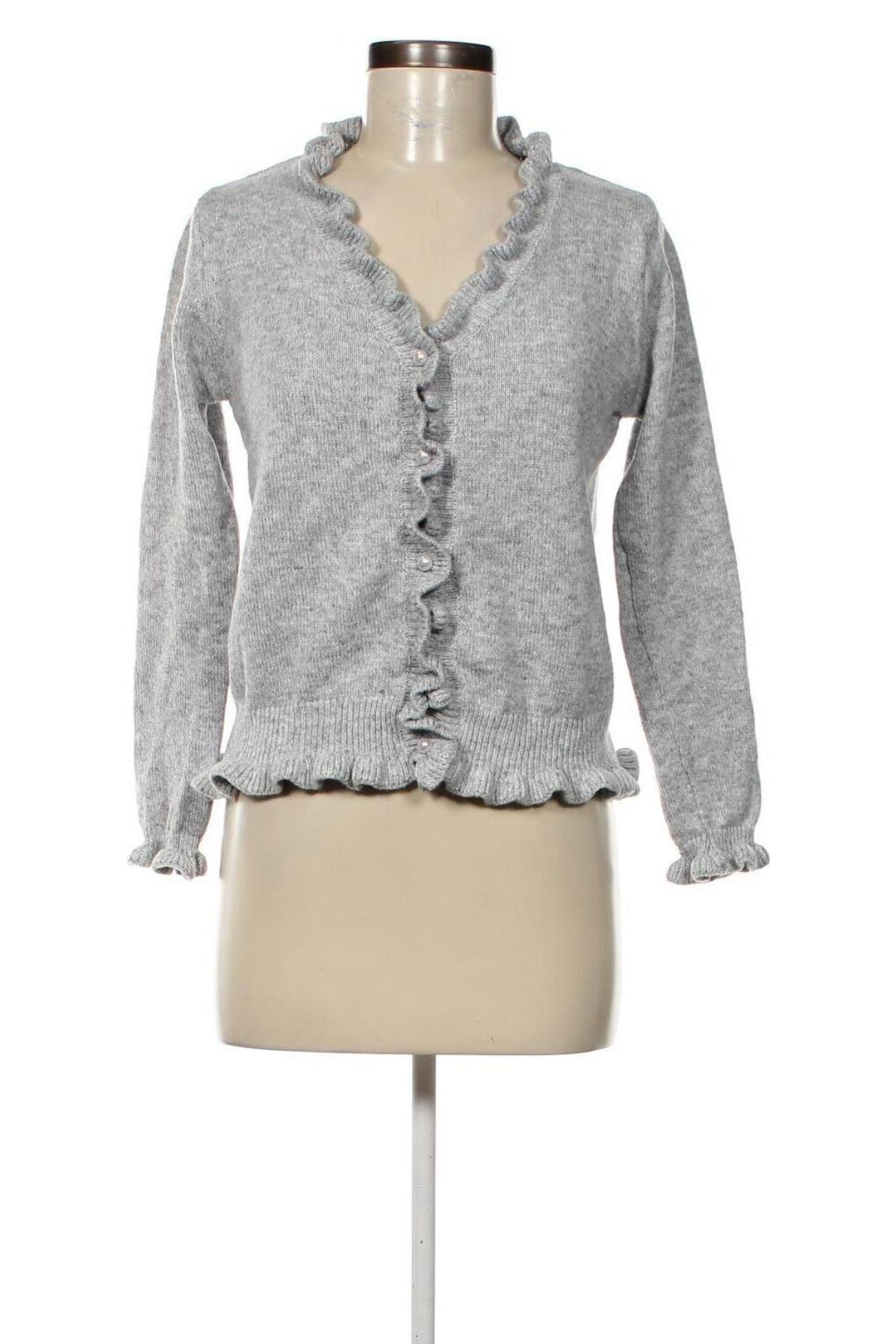 Cardigan de damă SHEIN, Mărime XS, Culoare Gri, Preț 38,16 Lei